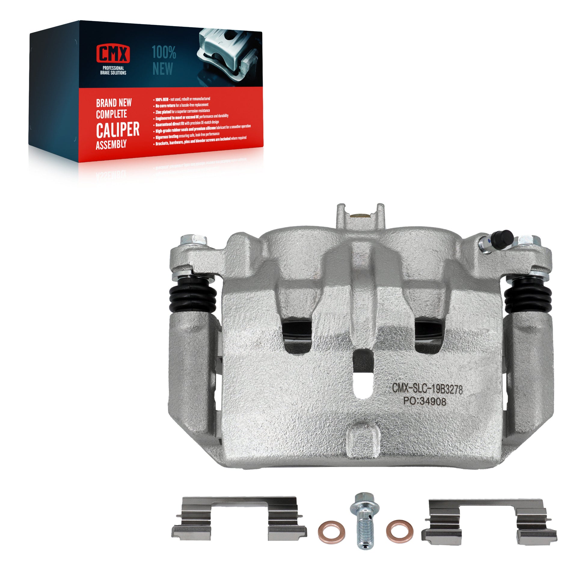 CMX SLC-19B3278 Disc Brake Caliper for 2007-2013 Acura ZDX, Acura MDX - Front Left