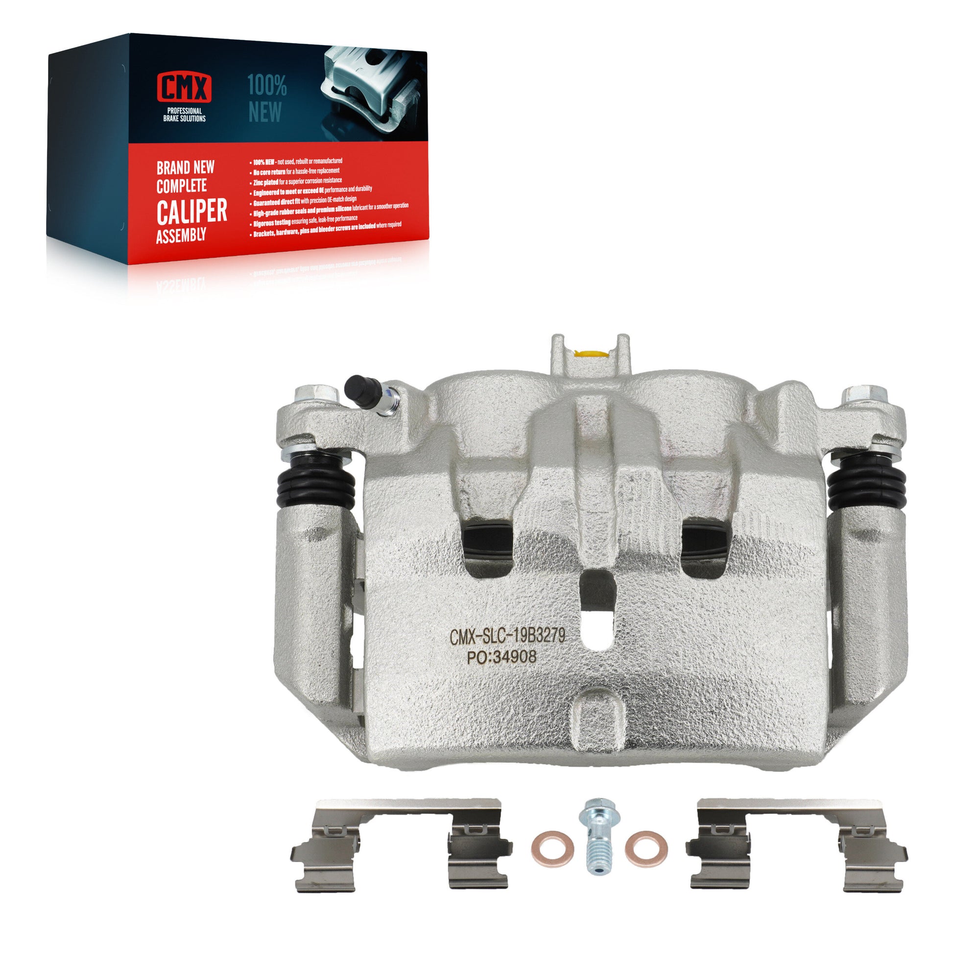 CMX SLC-19B3279 Disc Brake Caliper for 2007-2013 Acura ZDX, Acura MDX - Front Right