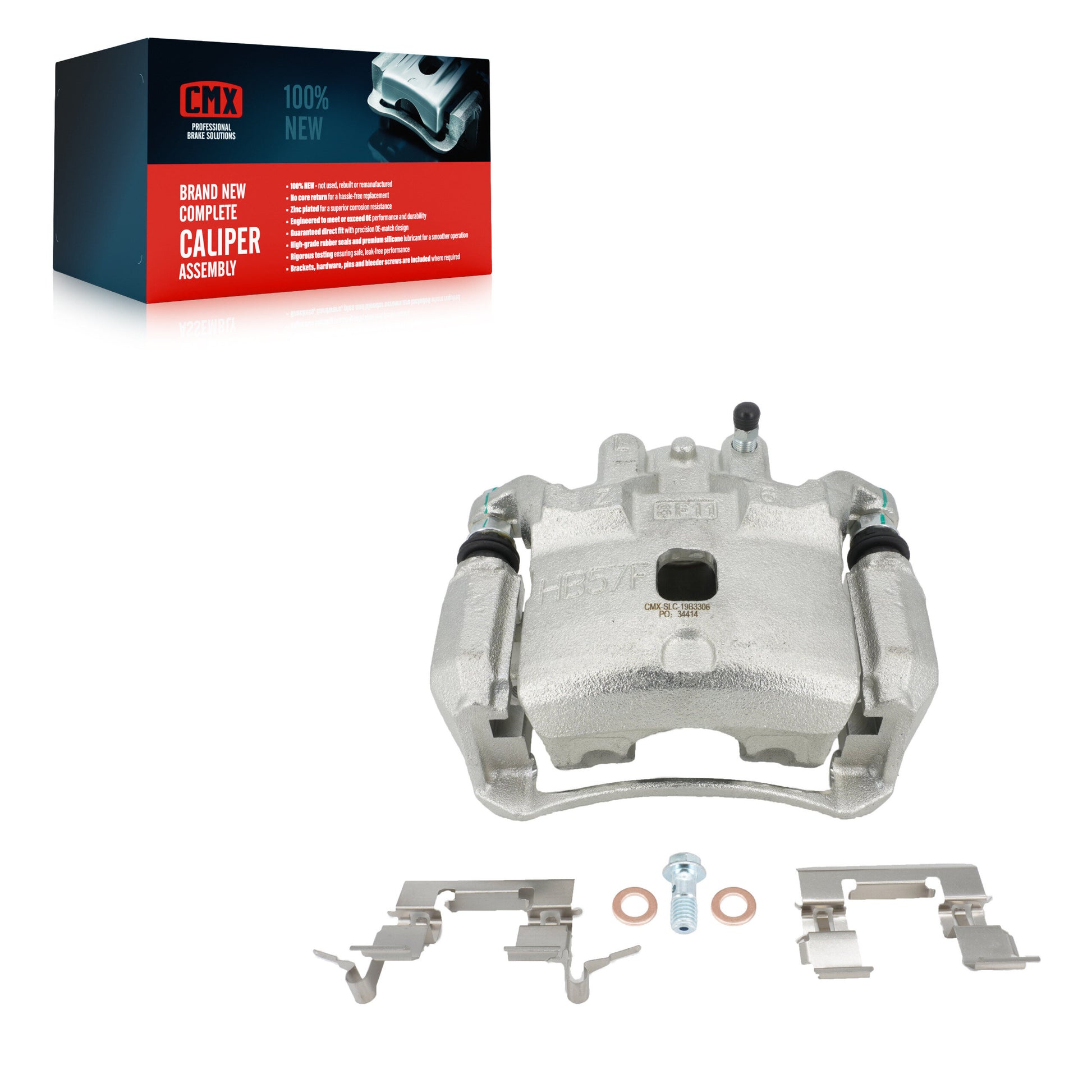 CMX SLC-19B3306 Disc Brake Caliper for 2007-2019 Nissan Sentra - Front Left
