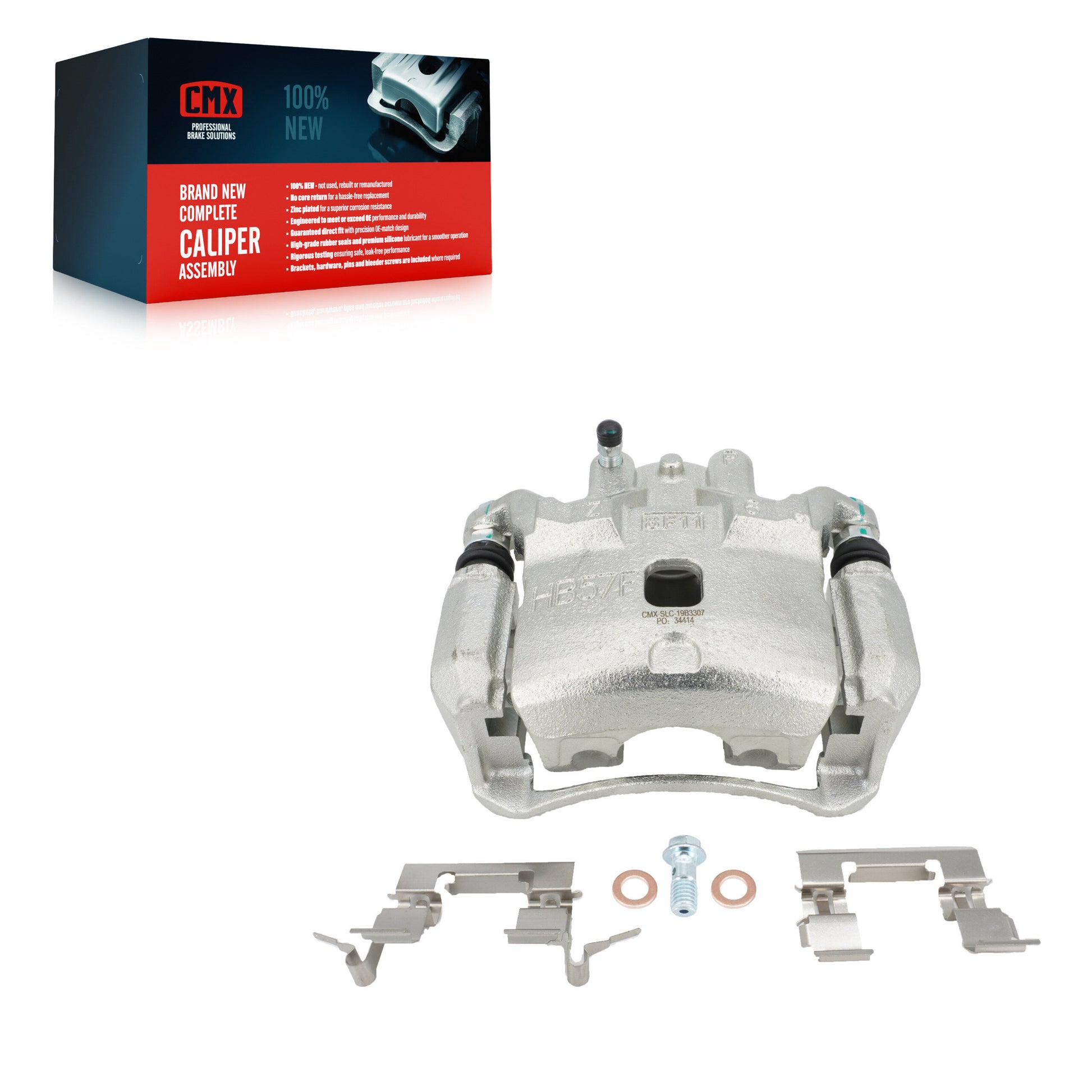 CMX SLC-19B3307 Disc Brake Caliper for 2007-2019 Nissan Sentra - Front Right
