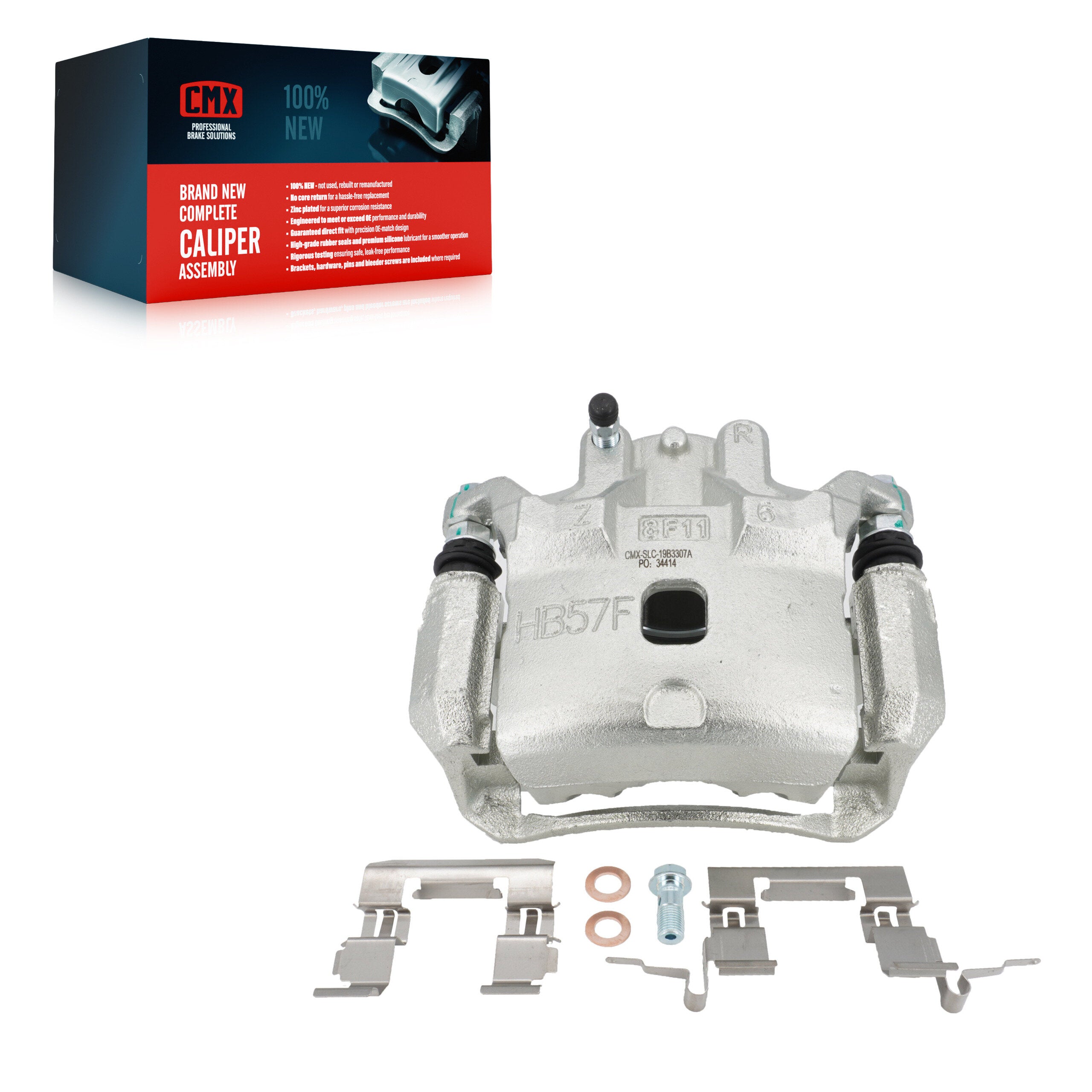 CMX SLC-19B3307A Disc Brake Caliper for 2007-2014 Nissan Cube, Nissan Versa - Front Right