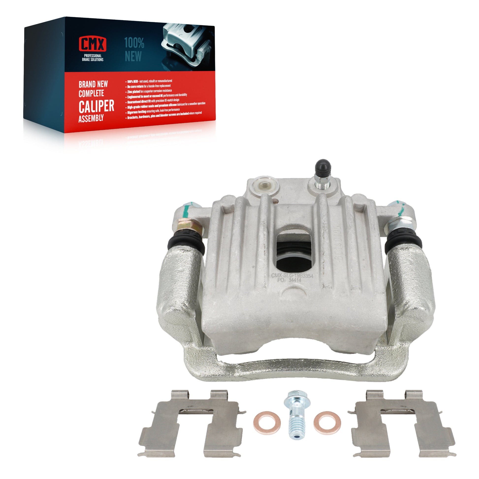 CMX SLC-19B3354 Disc Brake Caliper for 2007-2009 Hyundai Santa Fe - Rear Right
