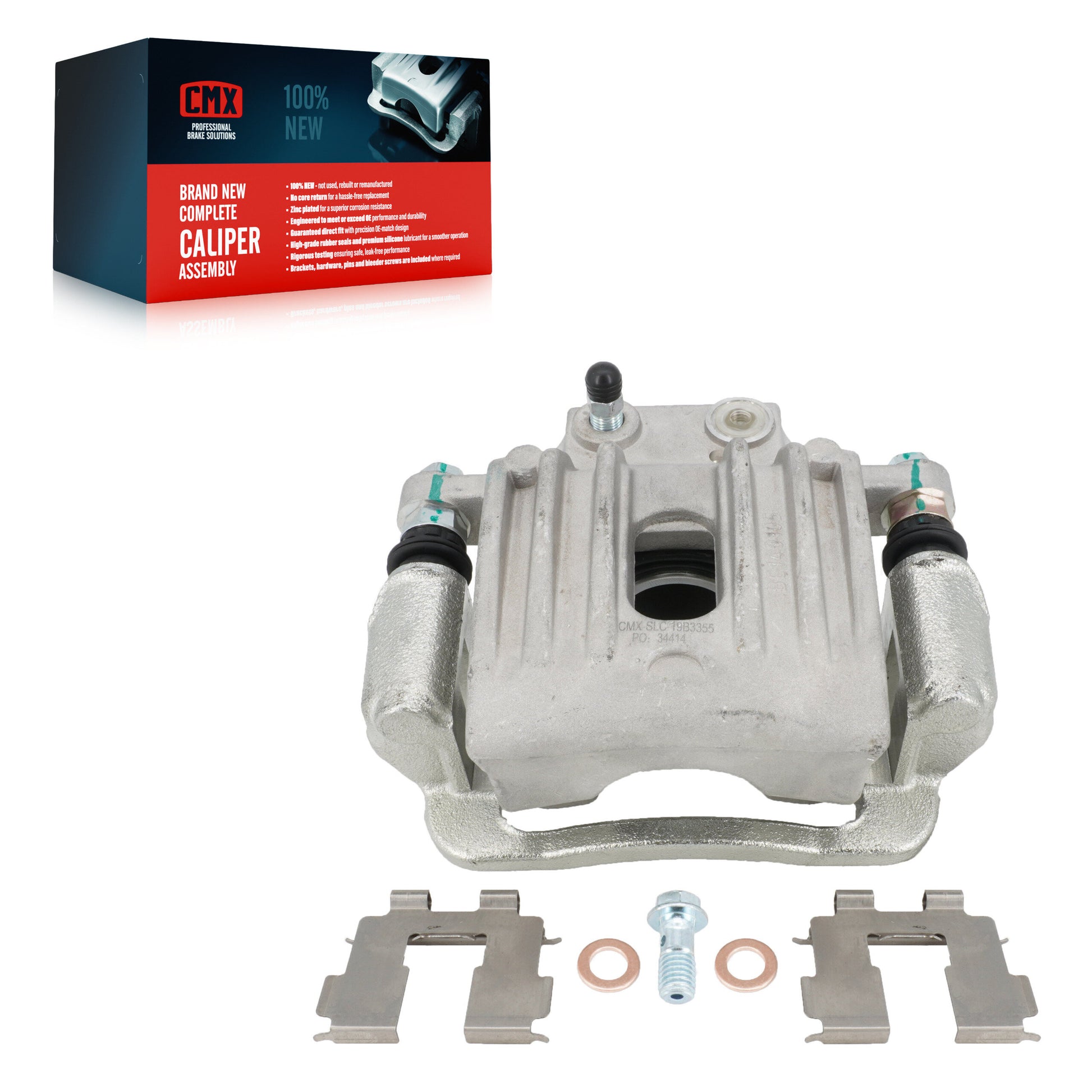 CMX SLC-19B3355 Disc Brake Caliper for 2007-2009 Hyundai Santa Fe - Rear Left