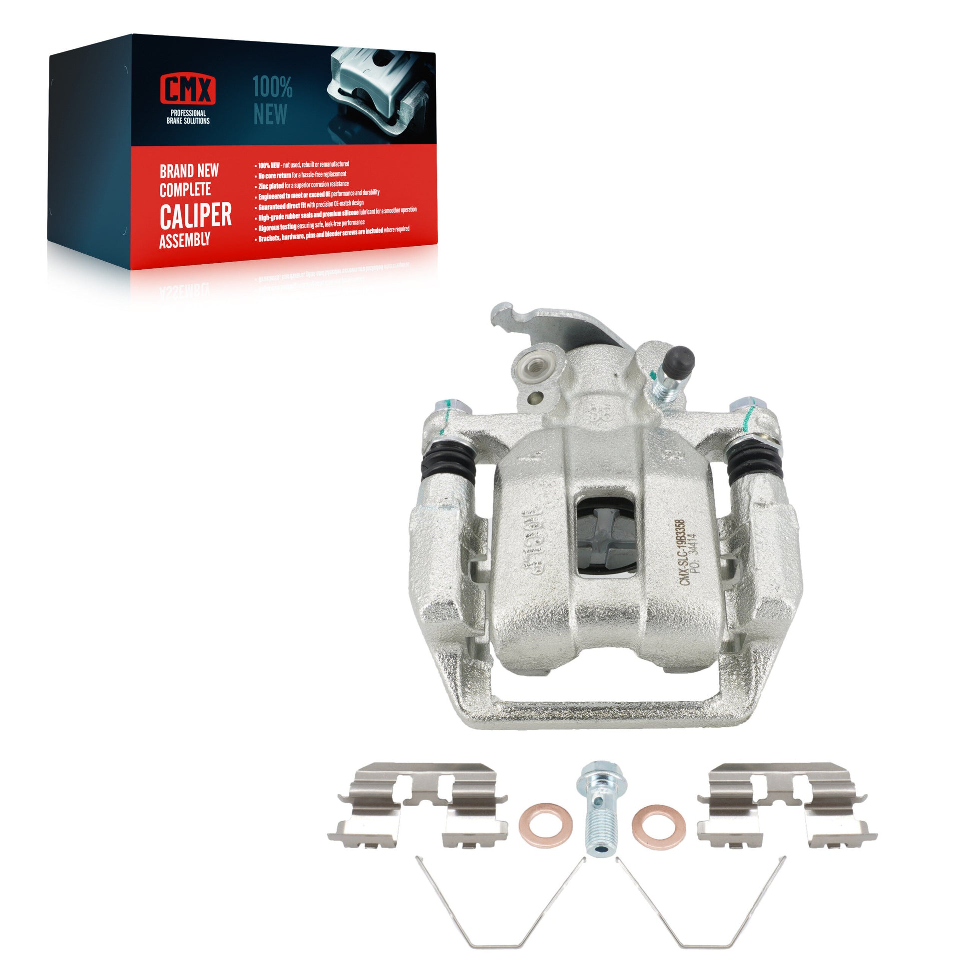 CMX SLC-19B3358 Disc Brake Caliper for 2008-2014 Acura TSX, Honda Accord - Rear Right
