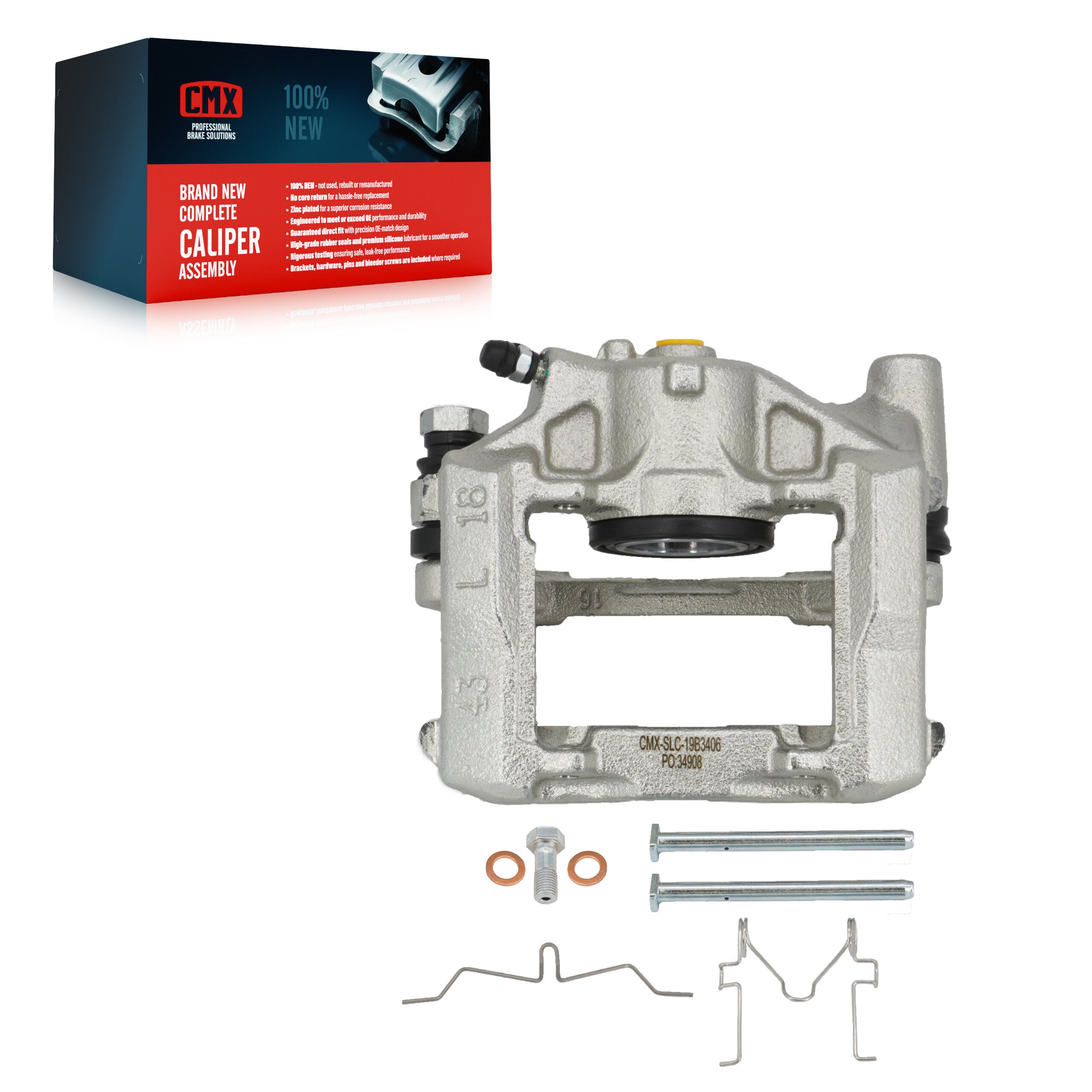 CMX SLC-19B3406 Disc Brake Caliper for 2006-2013 Lexus IS250, Lexus GS300 - Rear Left