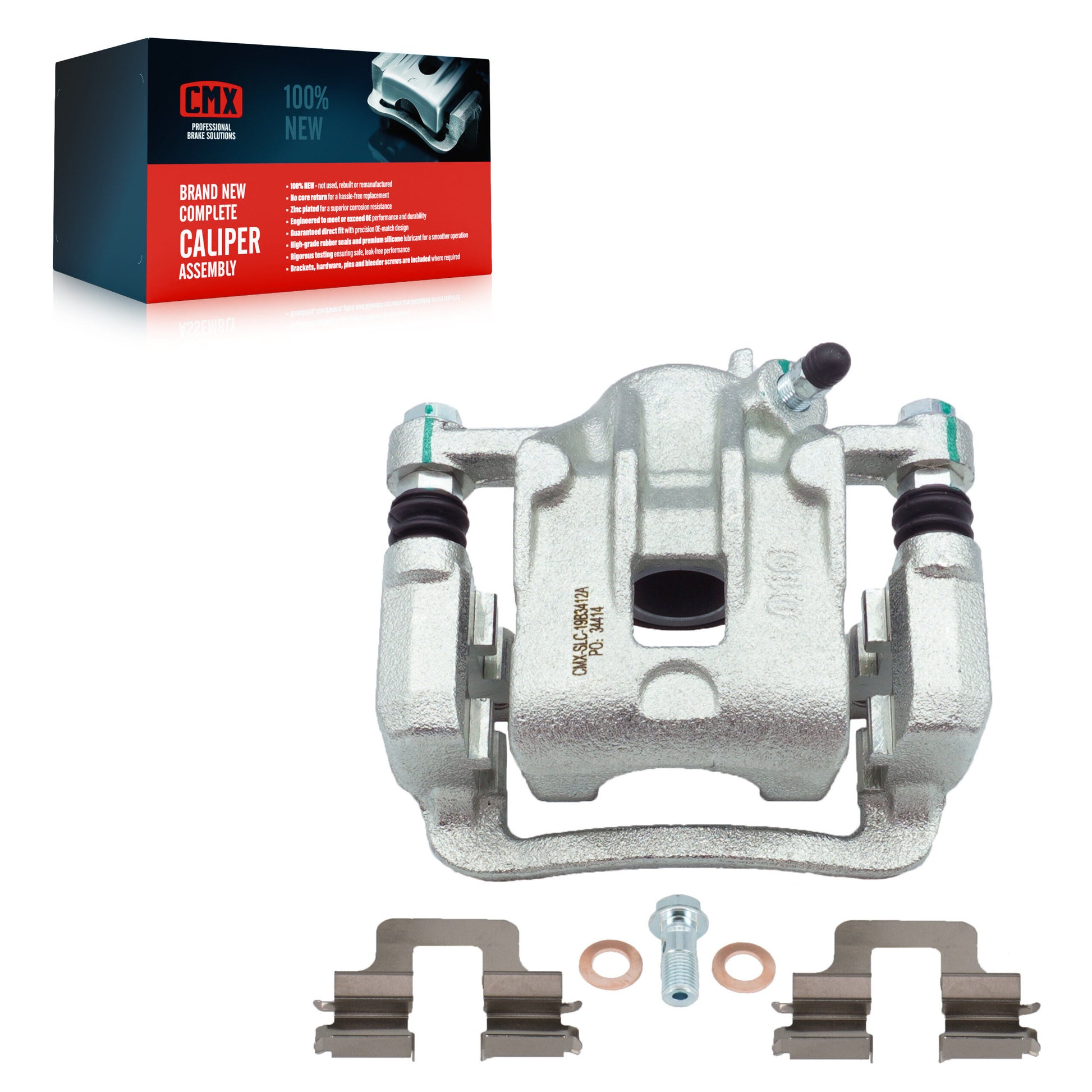 CMX SLC-19B3412A Disc Brake Caliper for 2008-2010 Hyundai Sonata - Rear Right