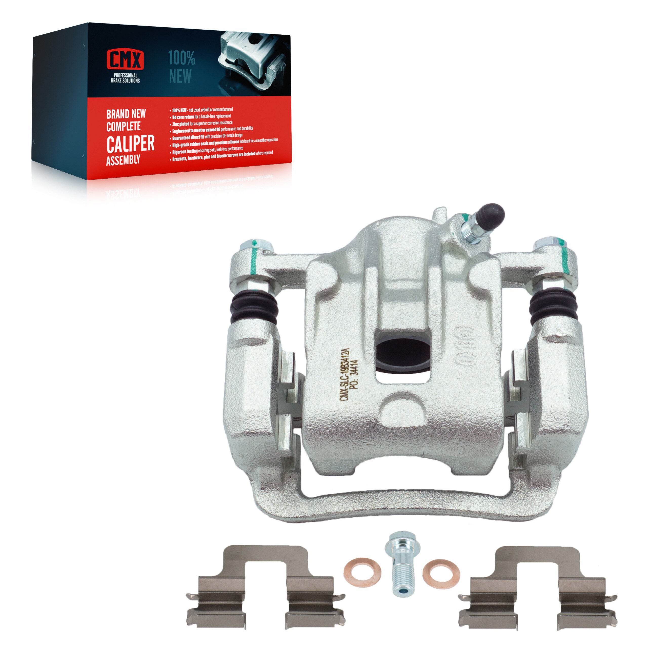 CMX SLC-19B3412A Disc Brake Caliper for 2008-2010 Hyundai Sonata - Rear Right