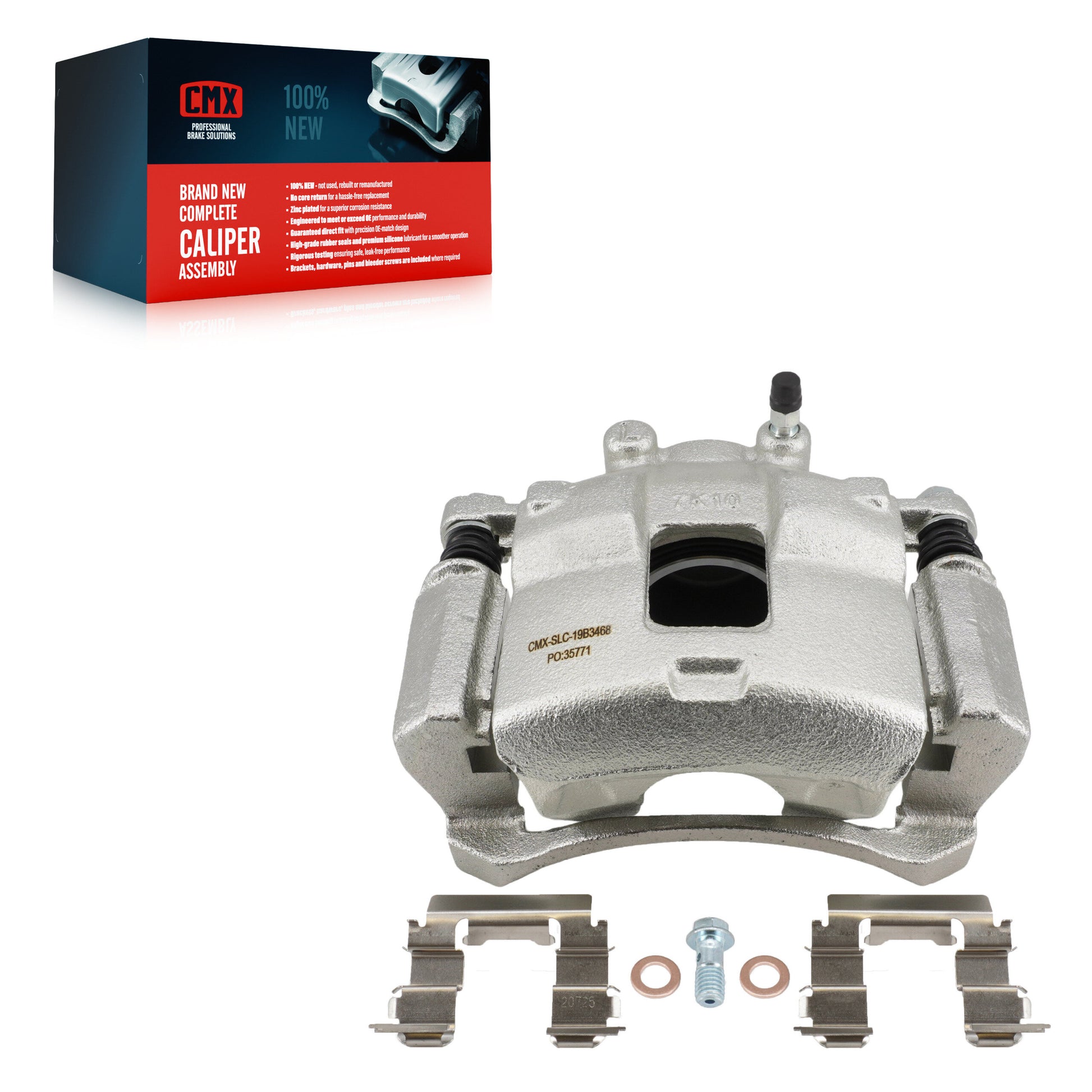 CMX SLC-19B3468 Disc Brake Caliper for 2007-2013 Suzuki SX4 Crossover, Suzuki SX4 - Front Left