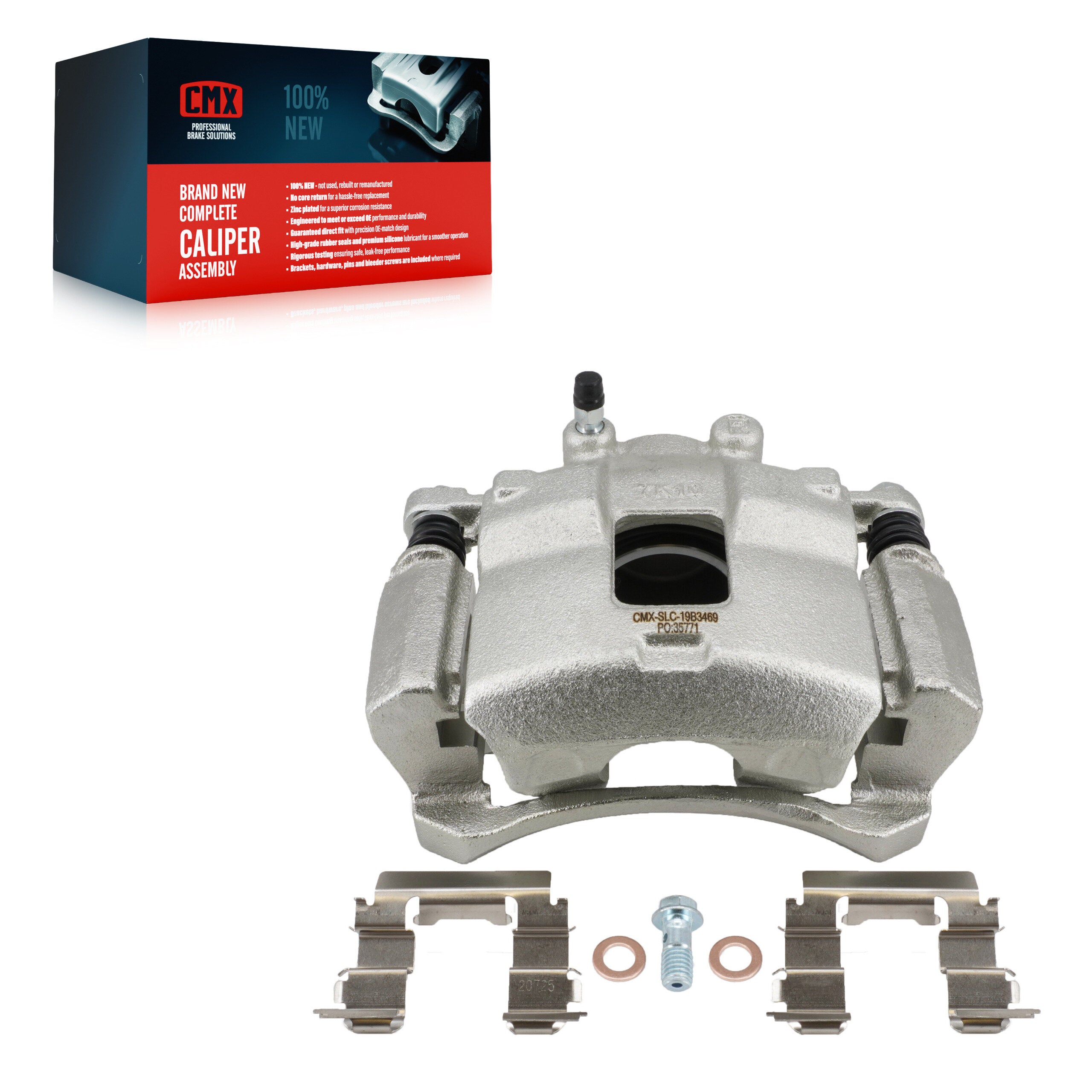 CMX SLC-19B3469 Disc Brake Caliper for 2007-2013 Suzuki SX4 Crossover, Suzuki SX4 - Front Right