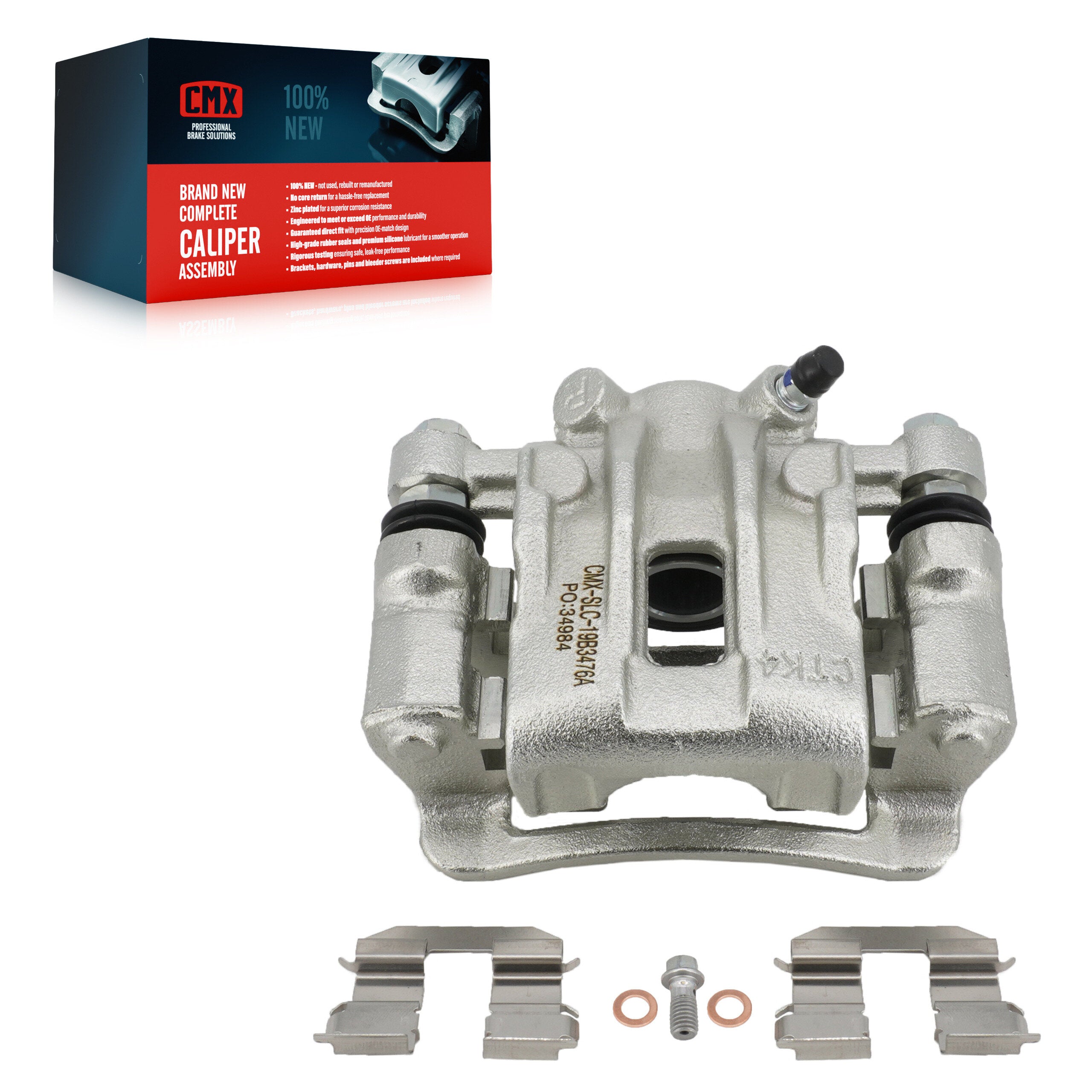 CMX SLC-19B3476A Disc Brake Caliper for 2009-2012 Hyundai Elantra - Rear Right