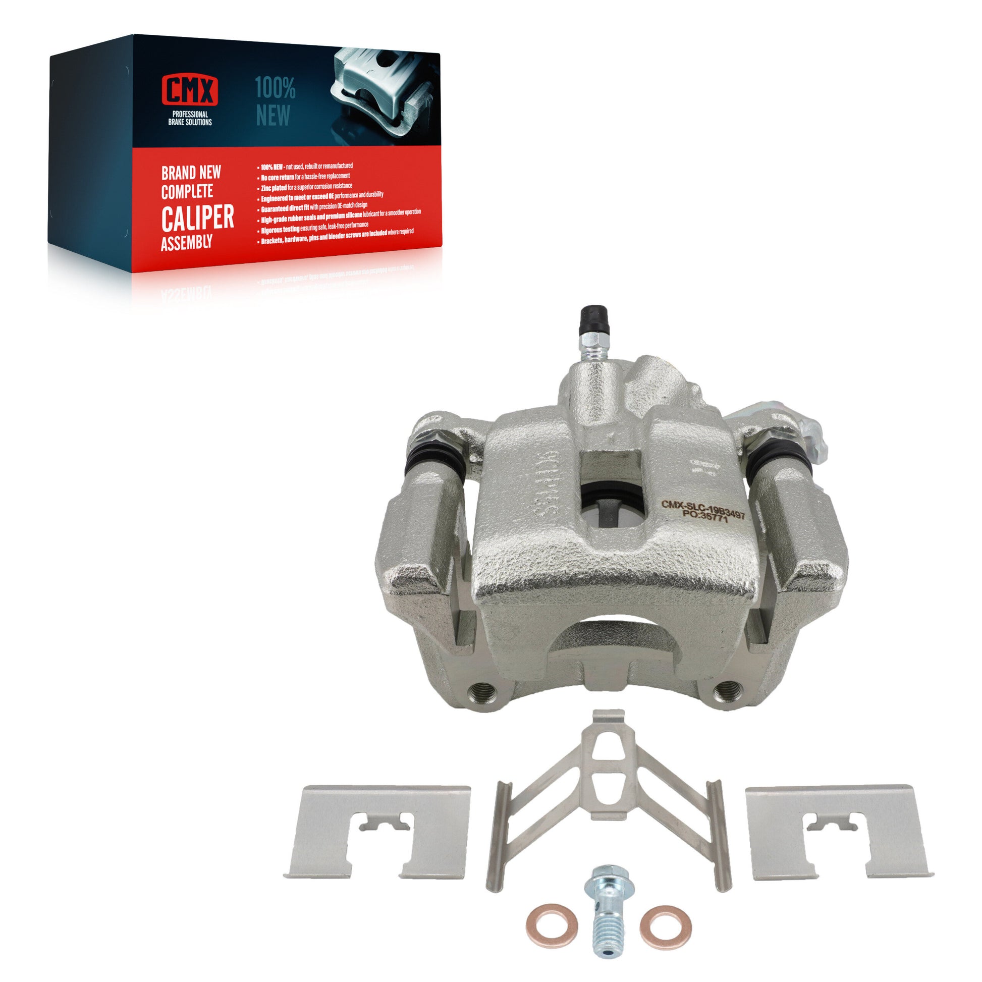 CMX SLC-19B3497 Disc Brake Caliper for 2007-2013 Suzuki SX4 Crossover, Suzuki SX4 - Rear Right