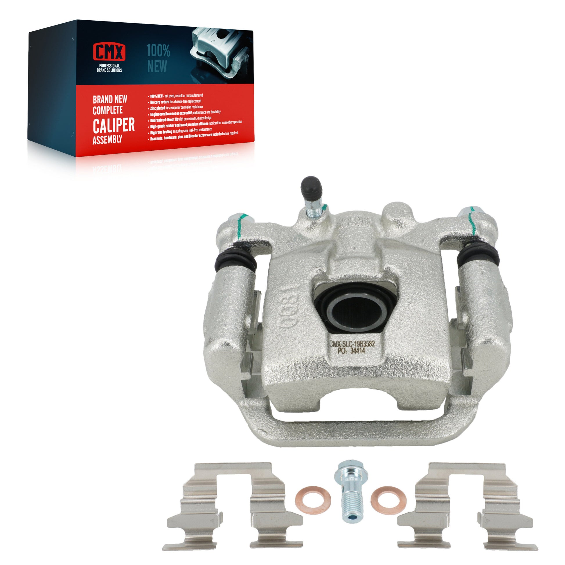 CMX SLC-19B3582 Disc Brake Caliper for 2007-2019 Nissan Juke, Nissan Sentra - Rear Left