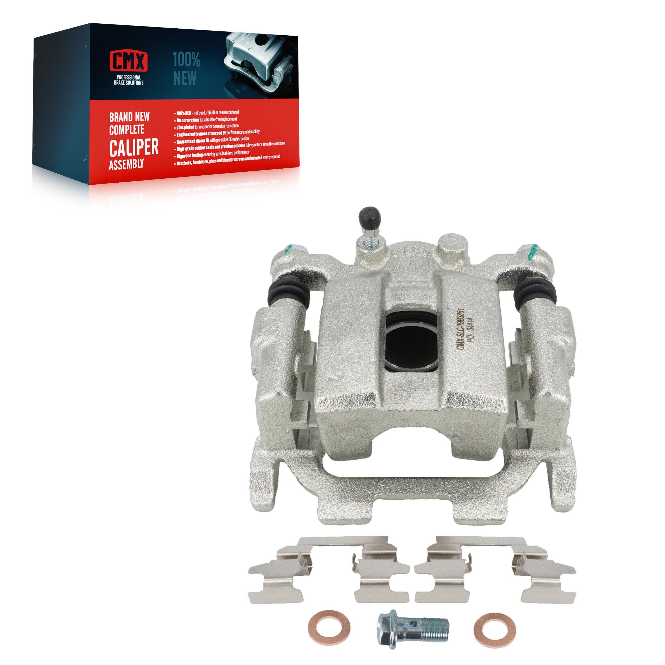 CMX SLC-19B3851 Disc Brake Caliper for 2008-2017 INFINITI QX70, INFINITI QX50, INFINITI EX37 - Rear Right