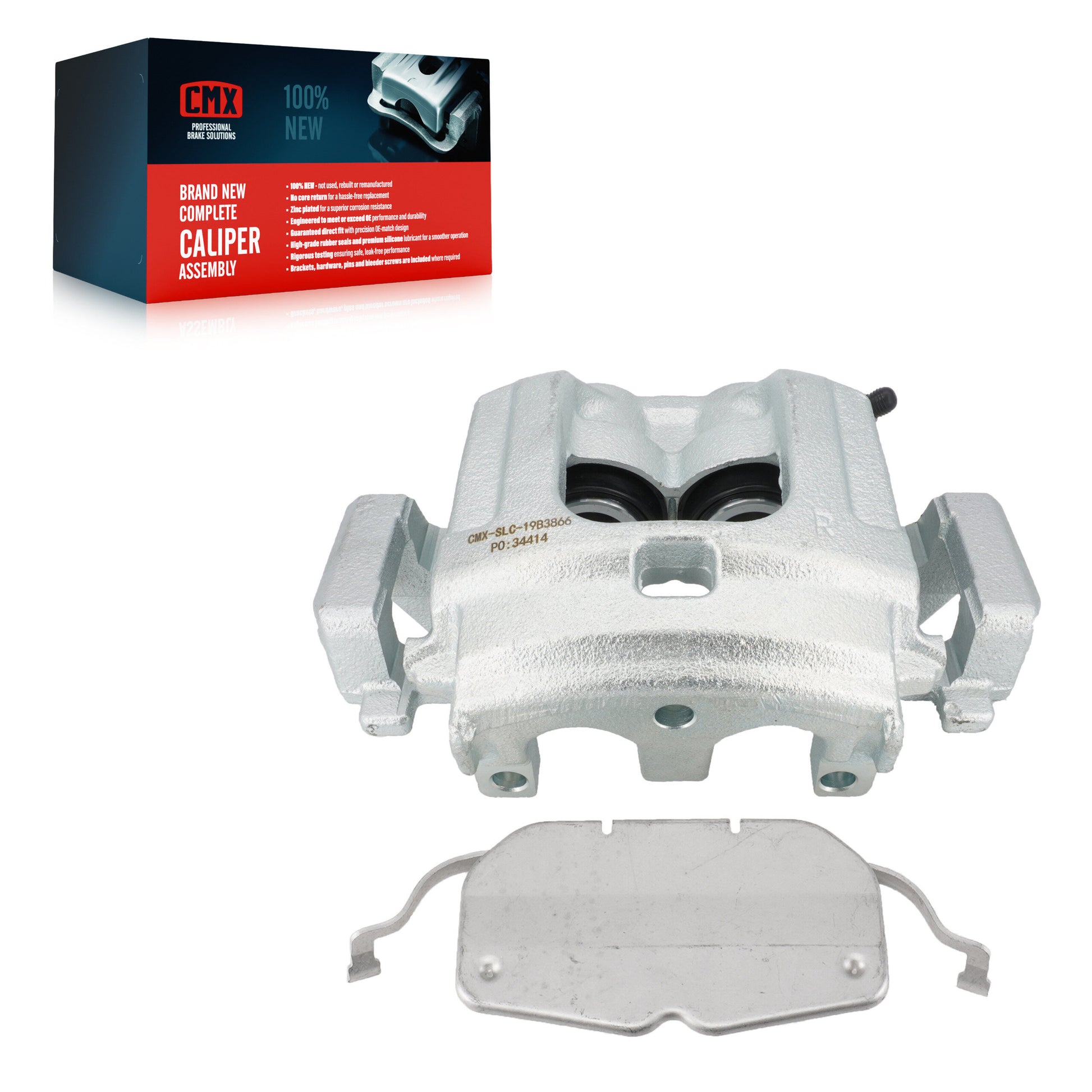 CMX SLC-19B3866 Disc Brake Caliper for 2008-2019 BMW X5, BMW X6 - Front Right