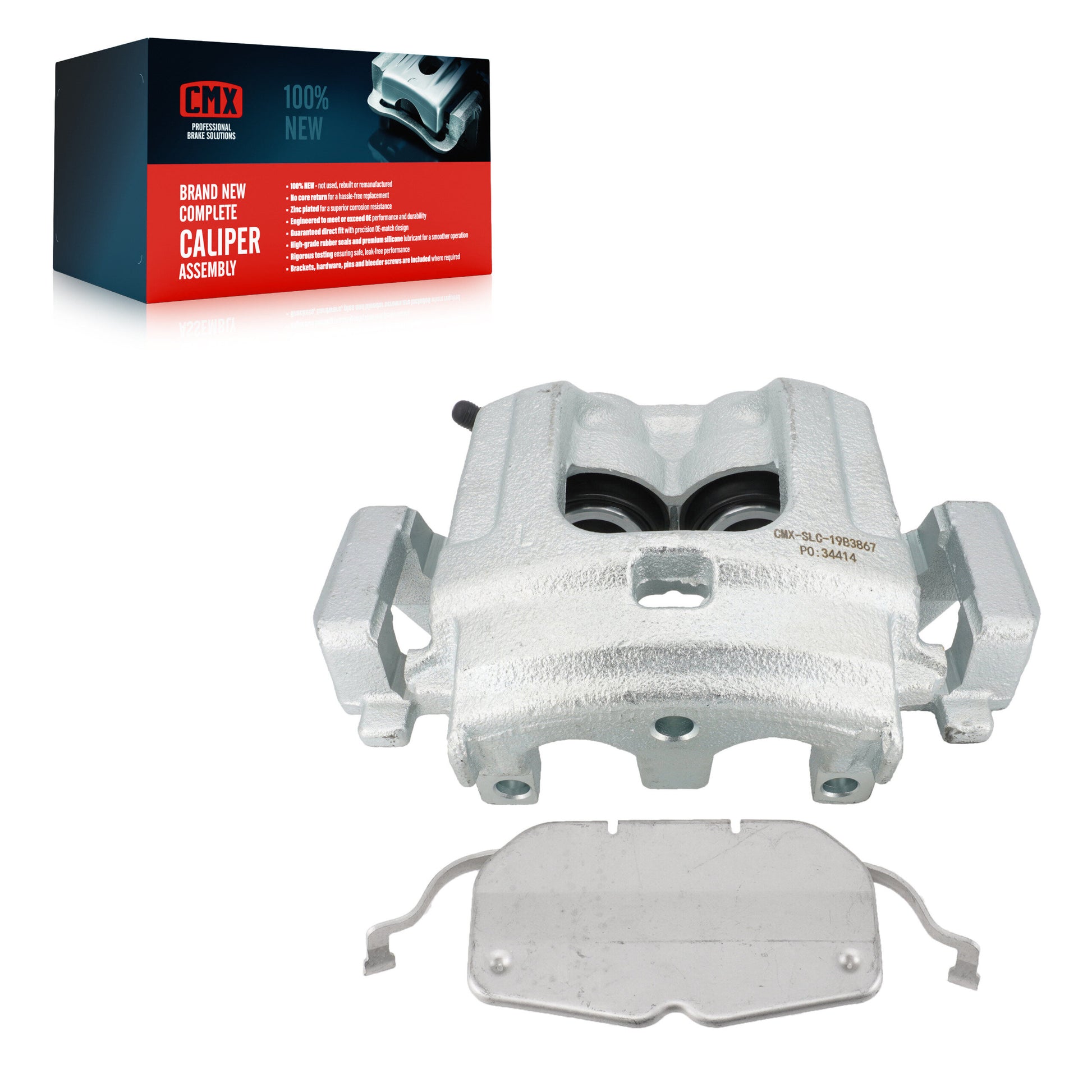 CMX SLC-19B3867 Disc Brake Caliper for 2008-2019 BMW X5, BMW X6 - Front Left