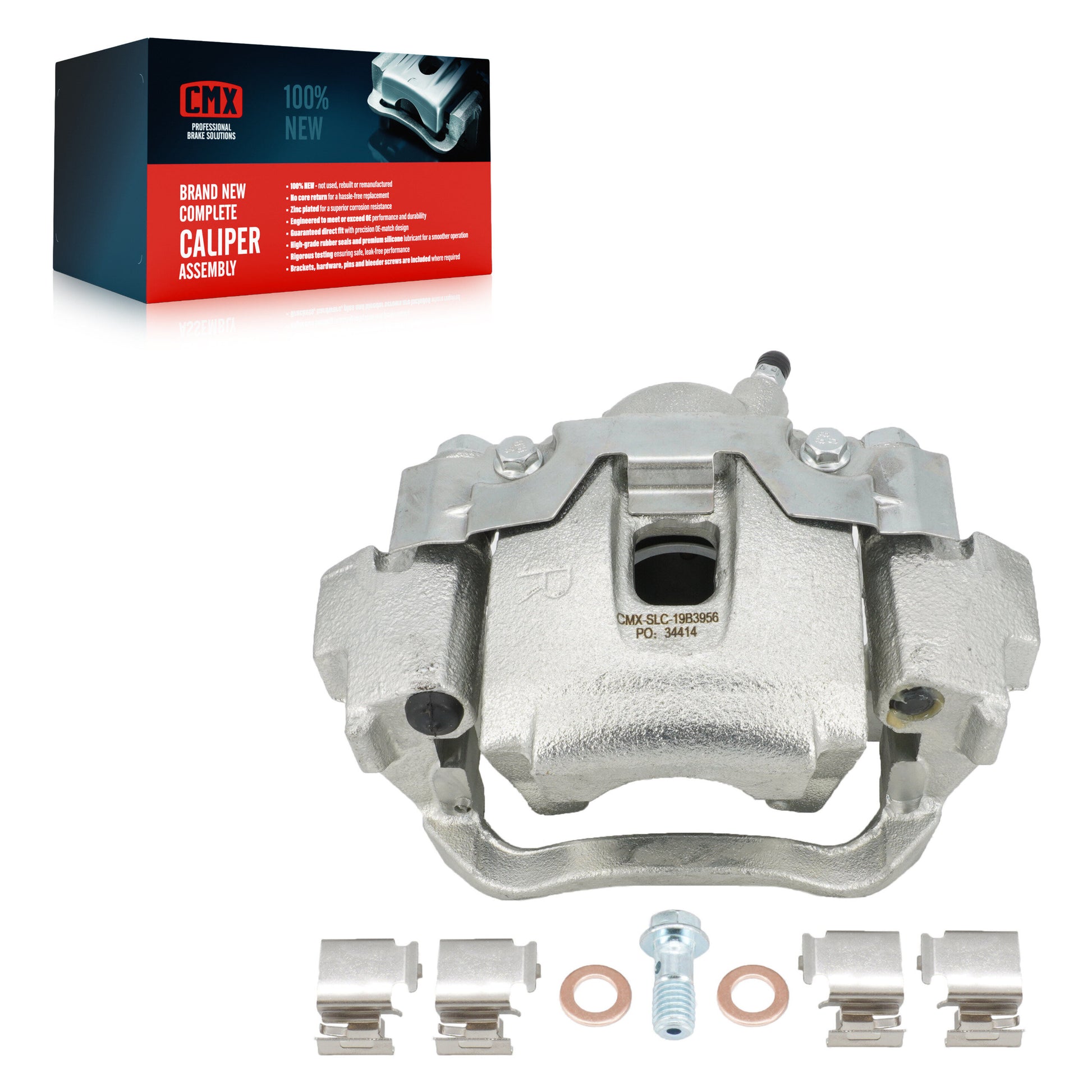 CMX SLC-19B3956 Disc Brake Caliper for 2008-2015 Lexus LX570, Toyota Land Cruiser - Rear Right