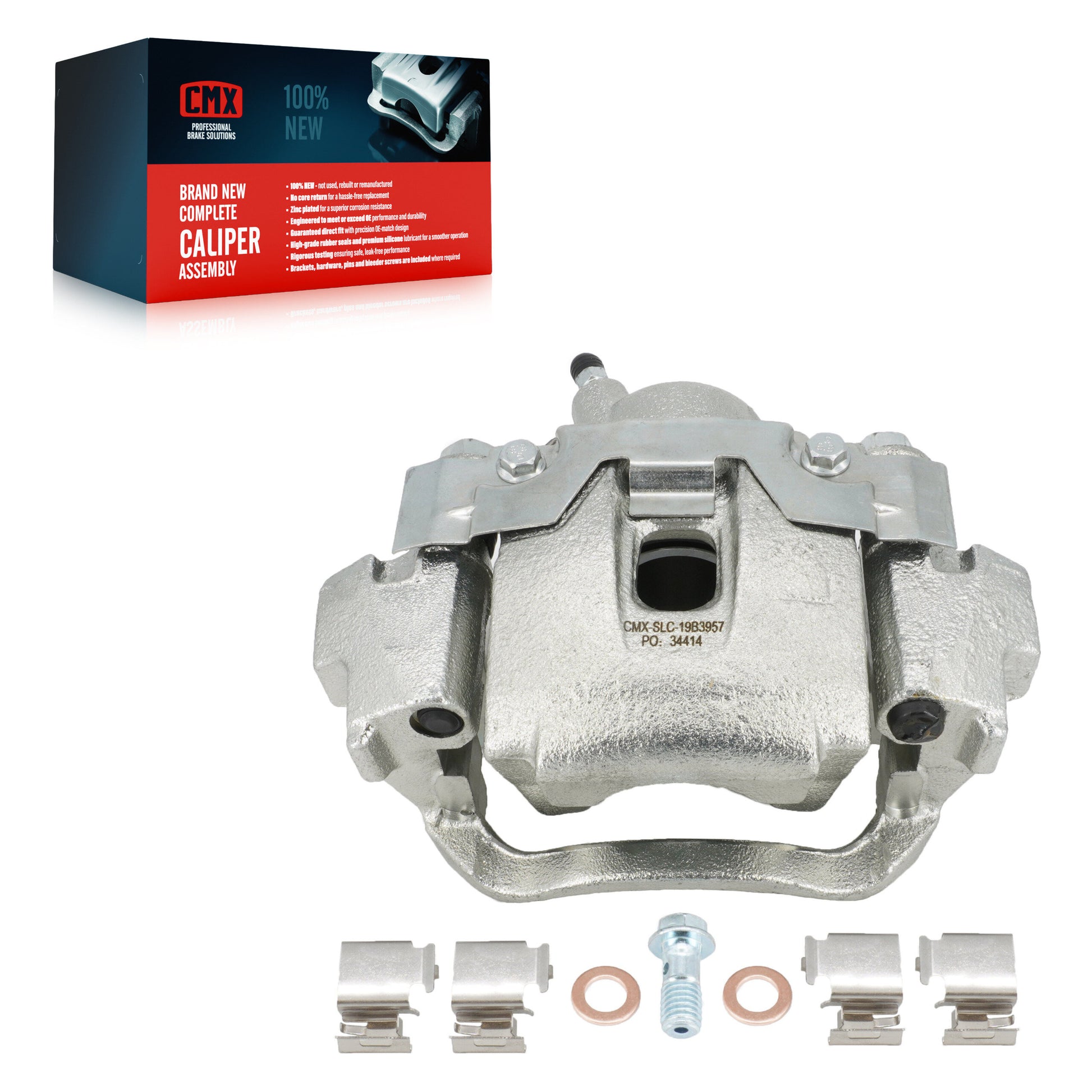 CMX SLC-19B3957 Disc Brake Caliper for 2008-2015 Lexus LX570, Toyota Land Cruiser - Rear Left