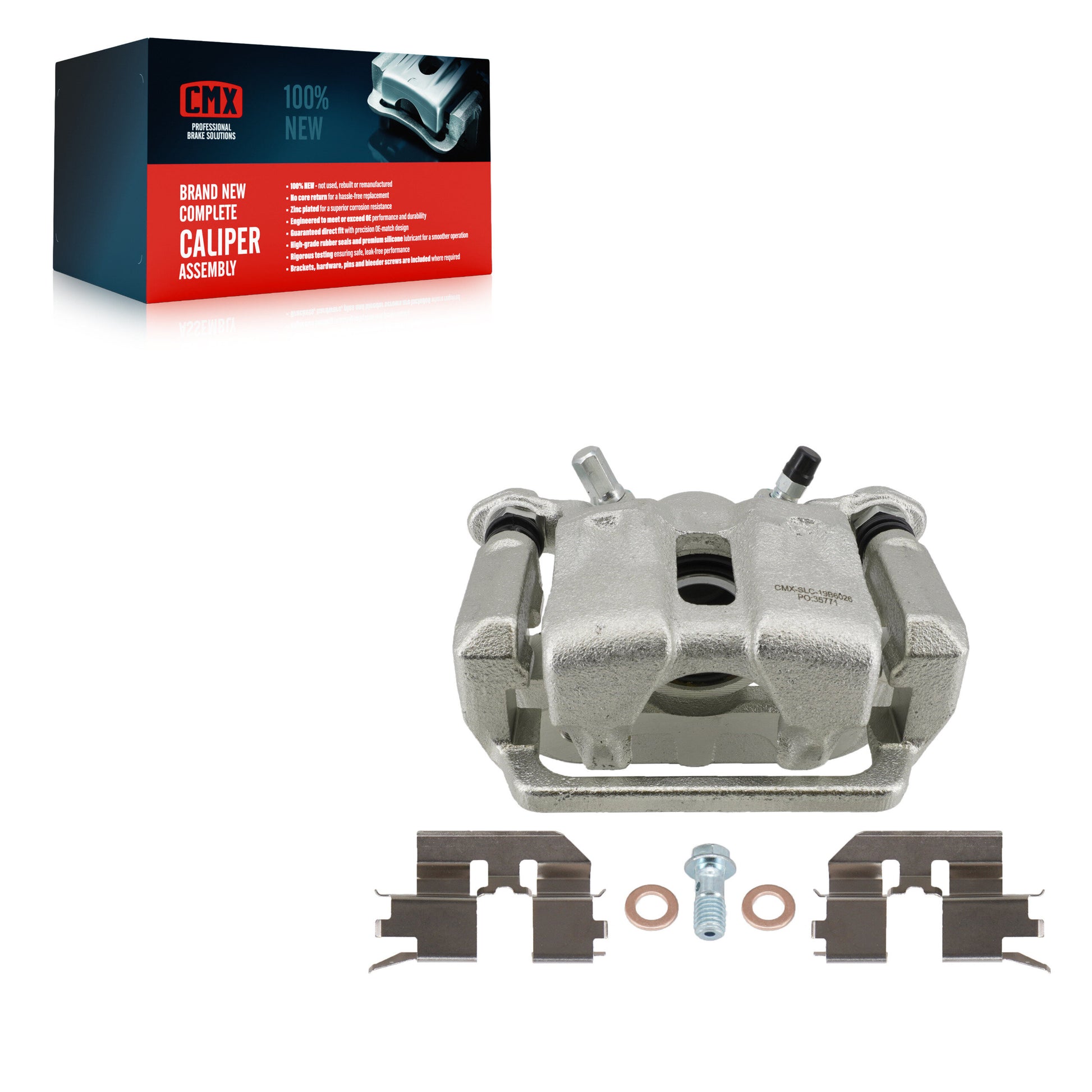 CMX SLC-19B6026 Disc Brake Caliper for 2009-2014 Acura TL - Rear Right