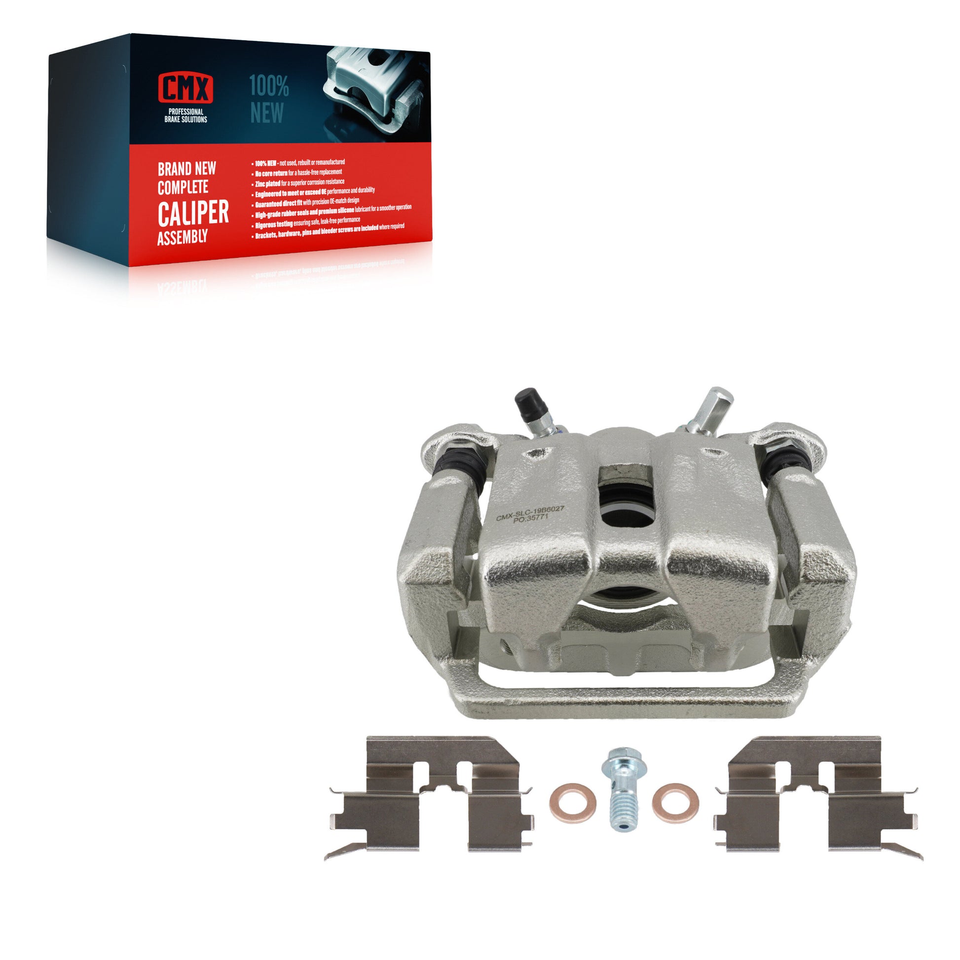 CMX SLC-19B6027 Disc Brake Caliper for 2009-2014 Acura TL - Rear Left