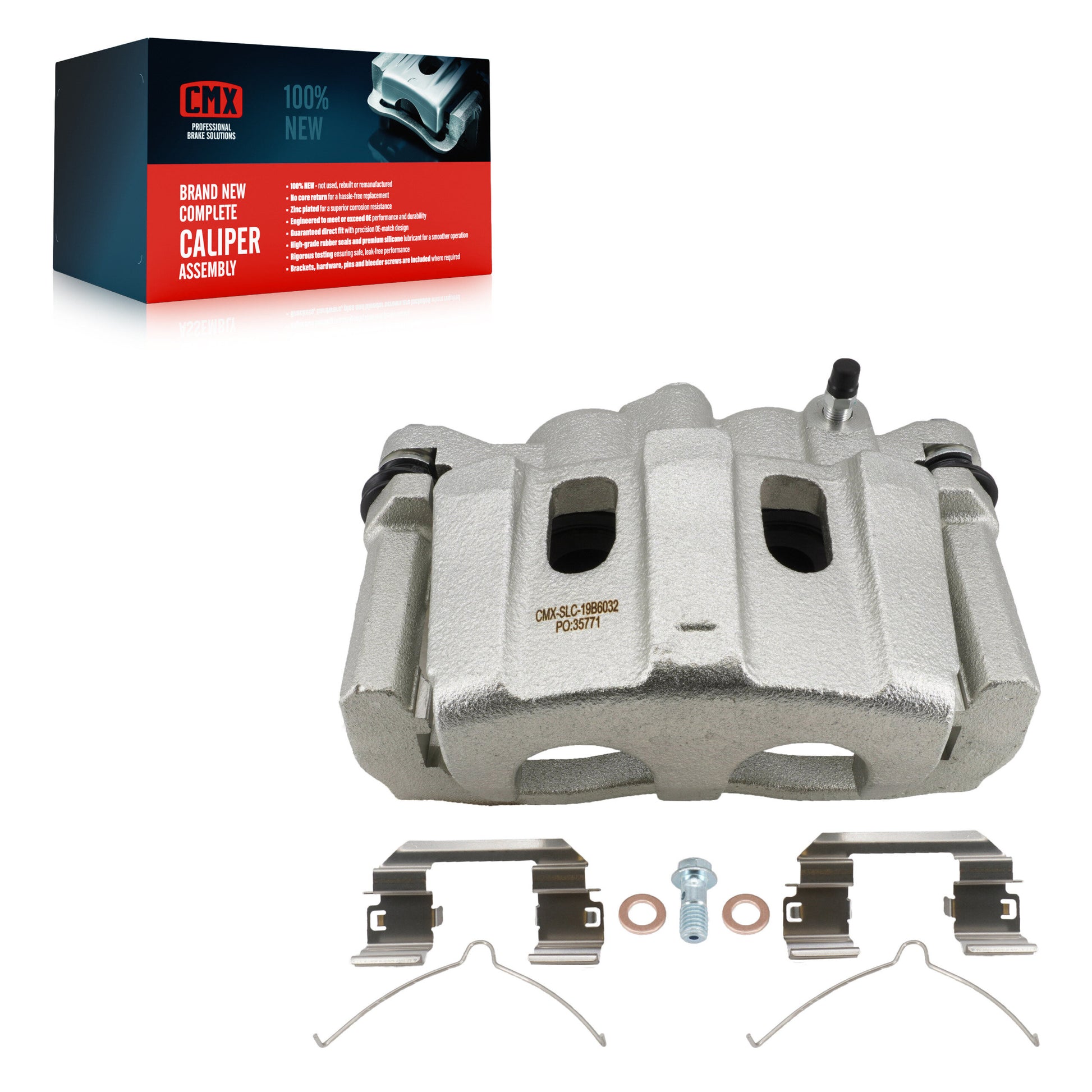 CMX SLC-19B6032 Disc Brake Caliper for 2009-2016 Toyota Venza - Front Left