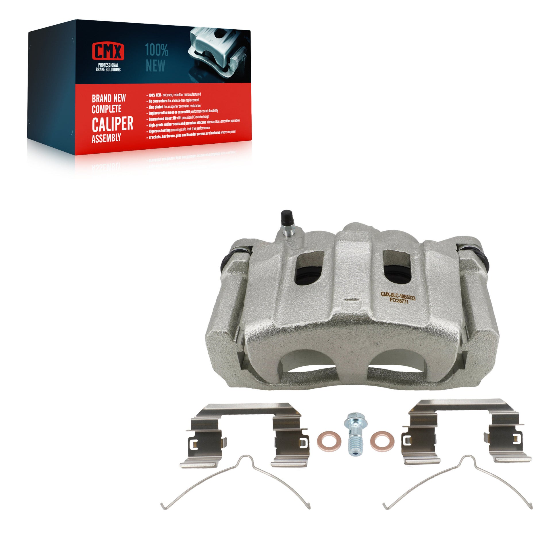 CMX SLC-19B6033 Disc Brake Caliper for 2009-2016 Toyota Venza - Front Right