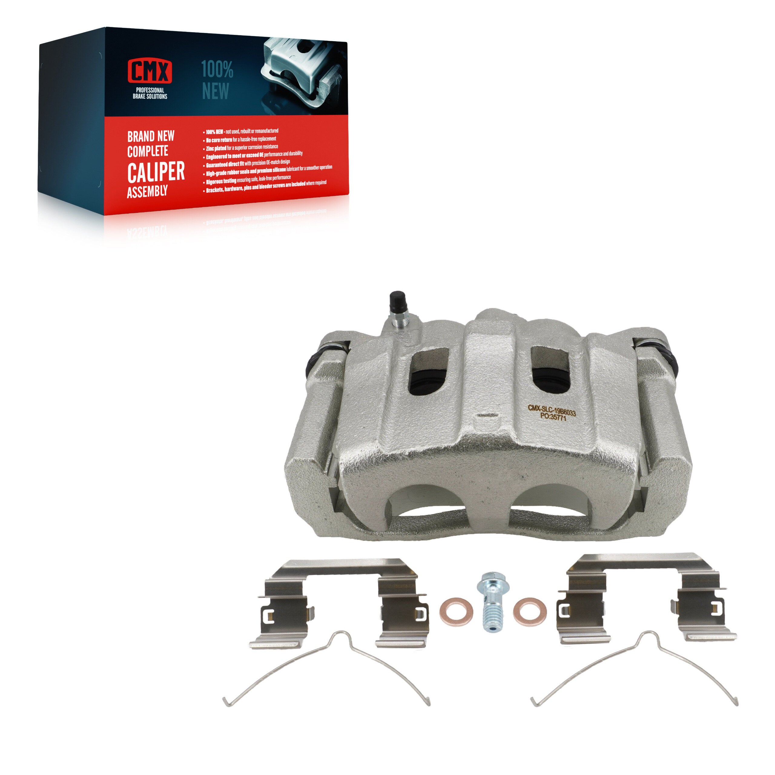 CMX SLC-19B6033 Disc Brake Caliper for 2009-2016 Toyota Venza - Front Right