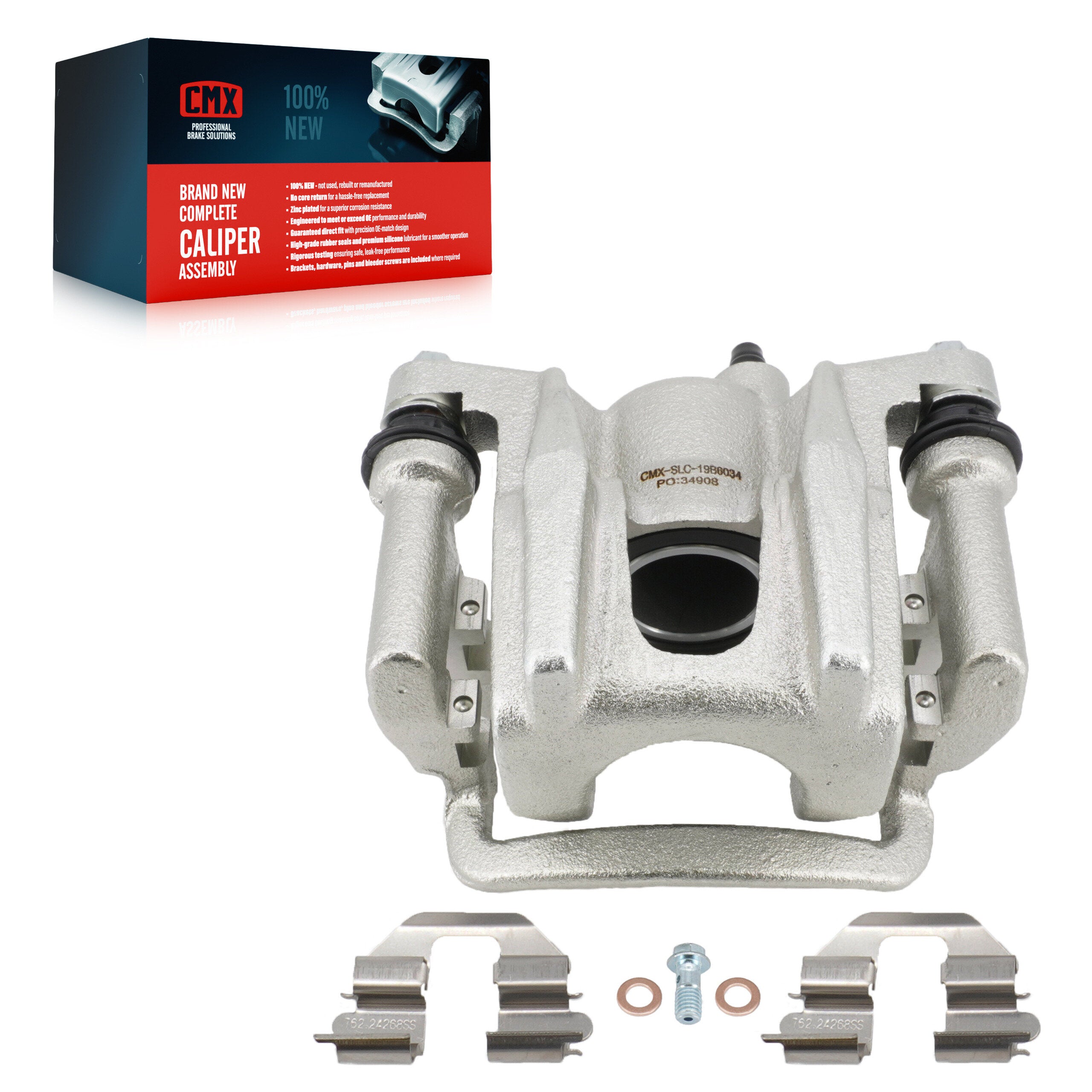 CMX SLC-19B6034 Disc Brake Caliper for 2009-2016 Toyota Venza - Rear Right