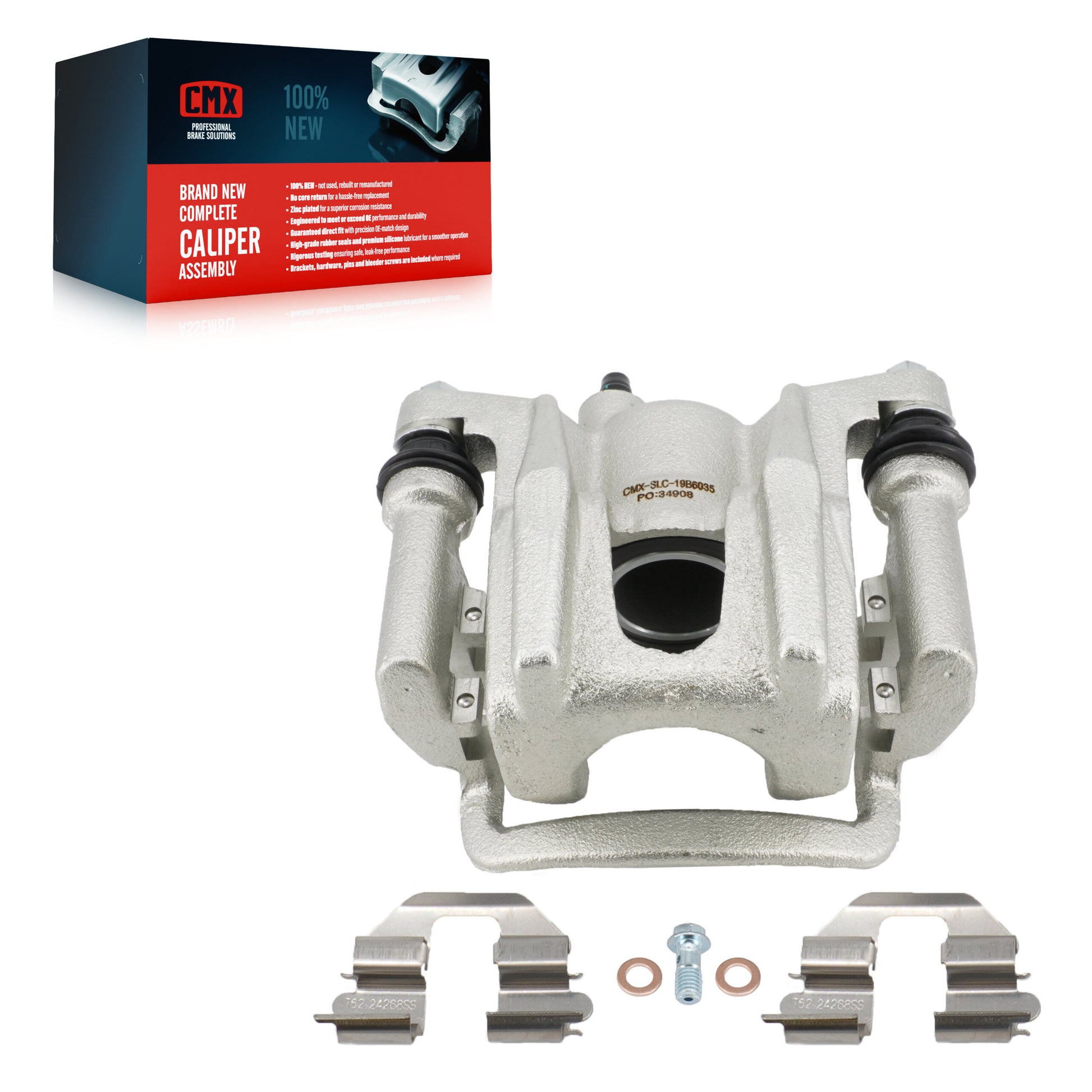 CMX SLC-19B6035 Disc Brake Caliper for 2009-2016 Toyota Venza - Rear Left