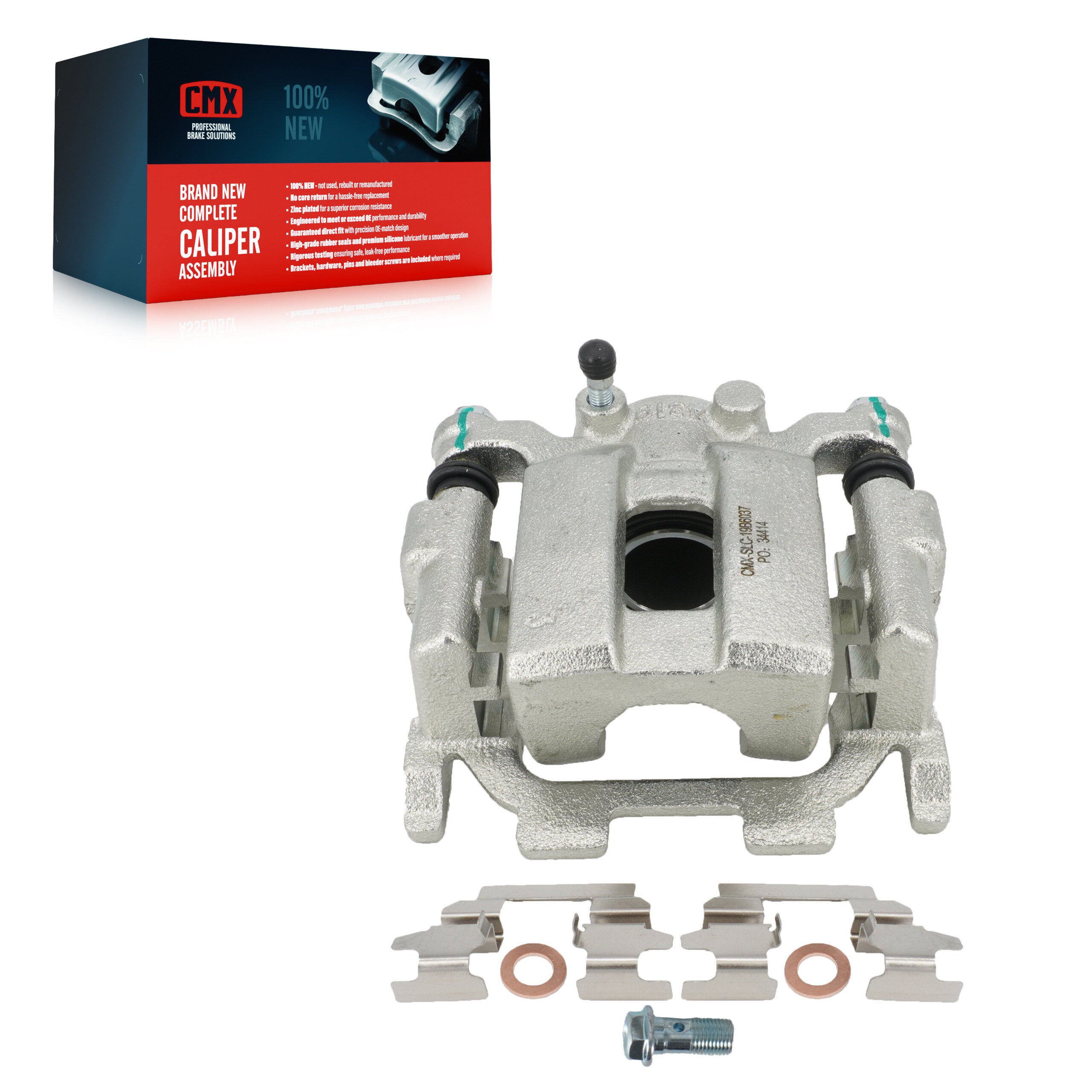 CMX SLC-19B6037 Disc Brake Caliper for 2009-2024 Nissan Z, INFINITI Q60, INFINITI Q40 - Rear Right