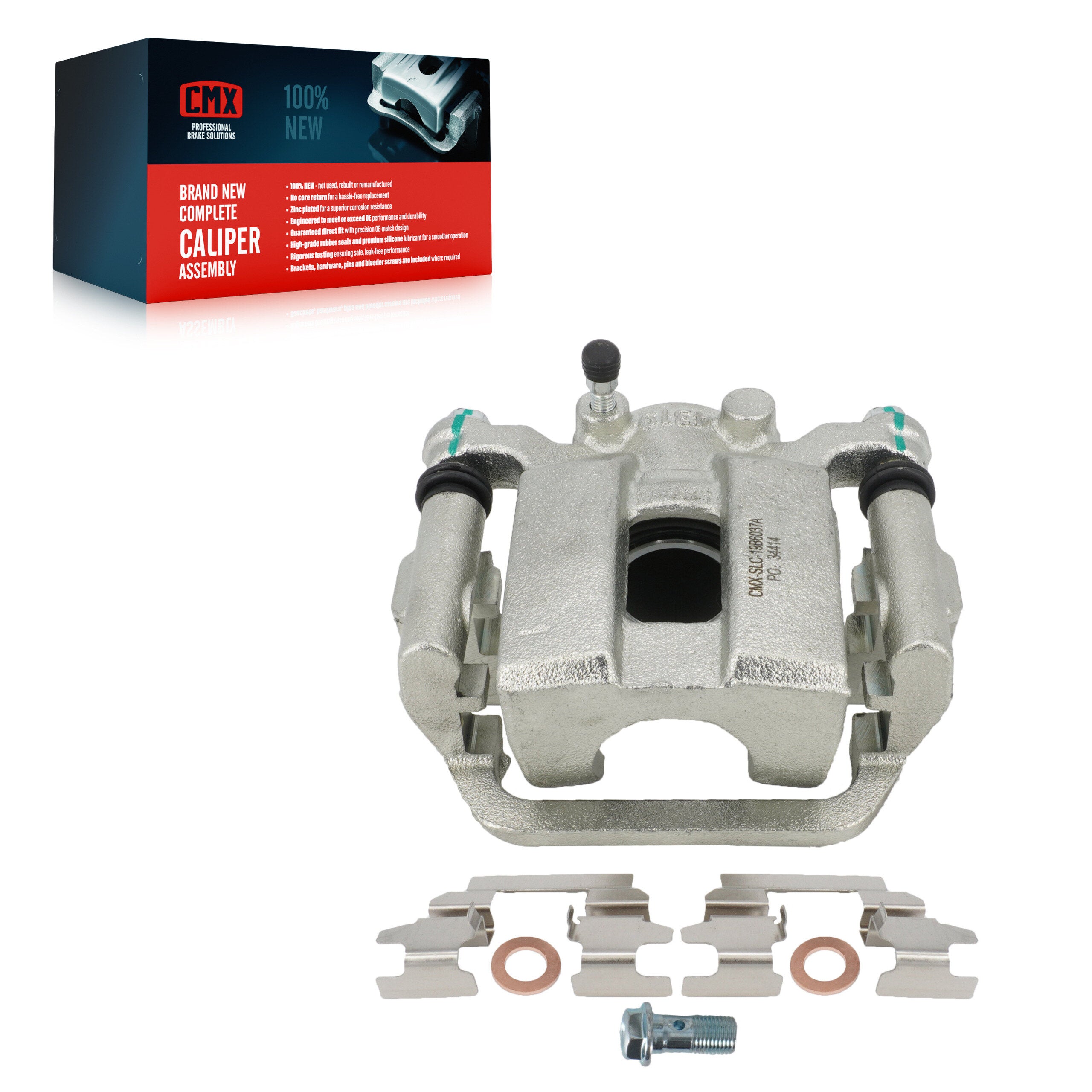CMX SLC-19B6037A Disc Brake Caliper for 2009-2013 Suzuki Grand Vitara - Rear Right