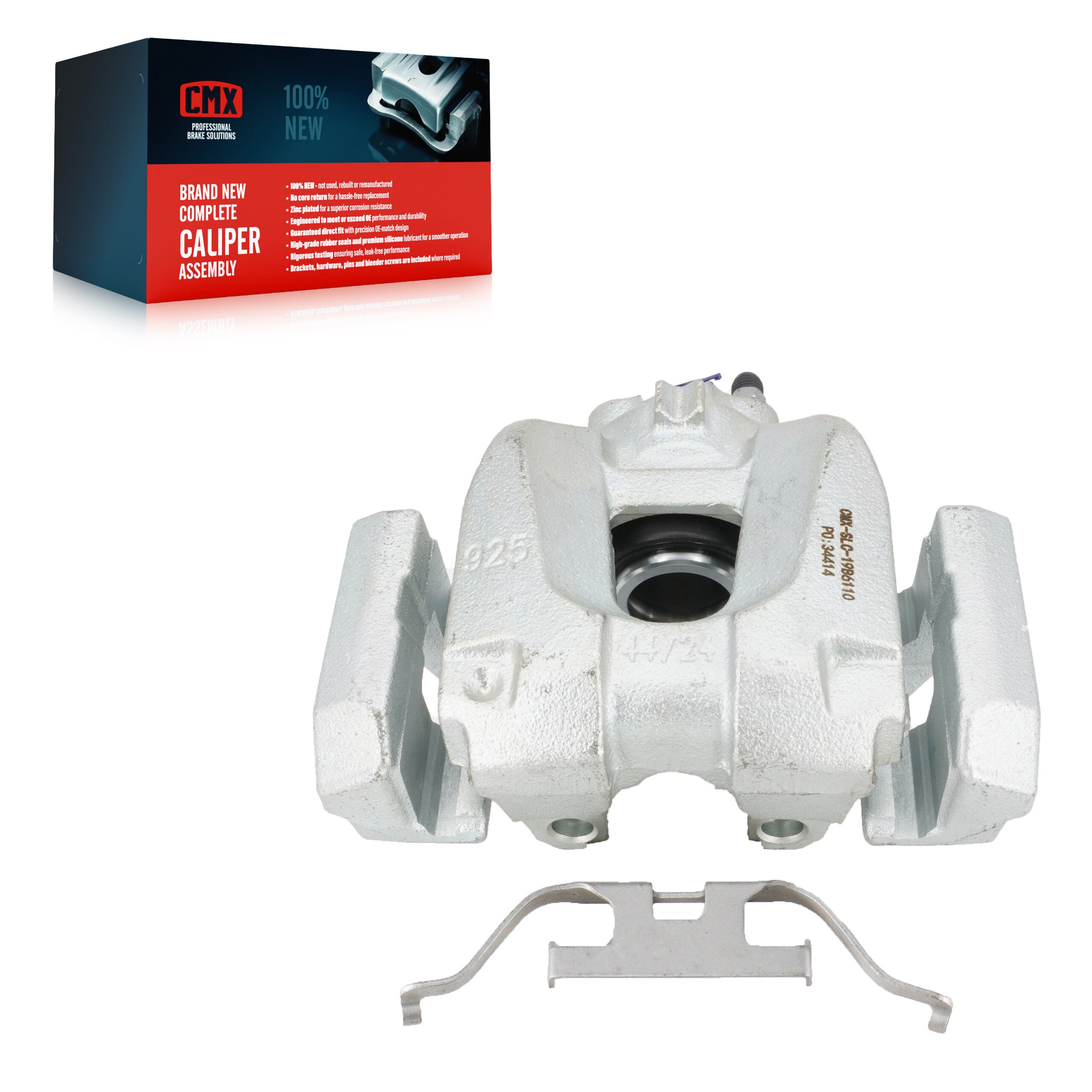 CMX SLC-19B6110 Disc Brake Caliper for 2010-2017 BMW Alpina B7, BMW Alpina B7 xDrive, BMW Alpina B7L - Rear Right