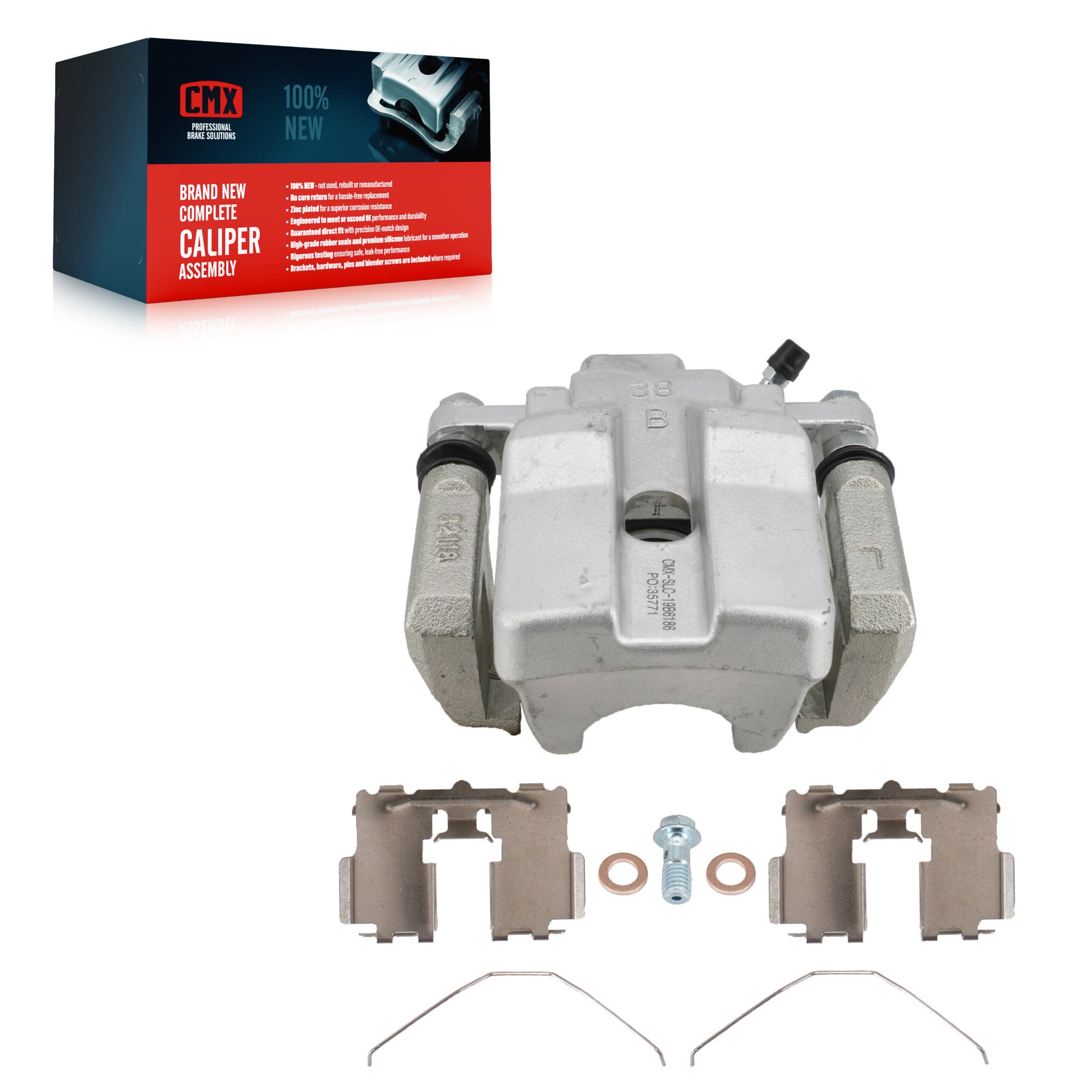 CMX SLC-19B6186 Disc Brake Caliper for 2009-2013 Pontiac Vibe, Toyota Matrix - Rear Left