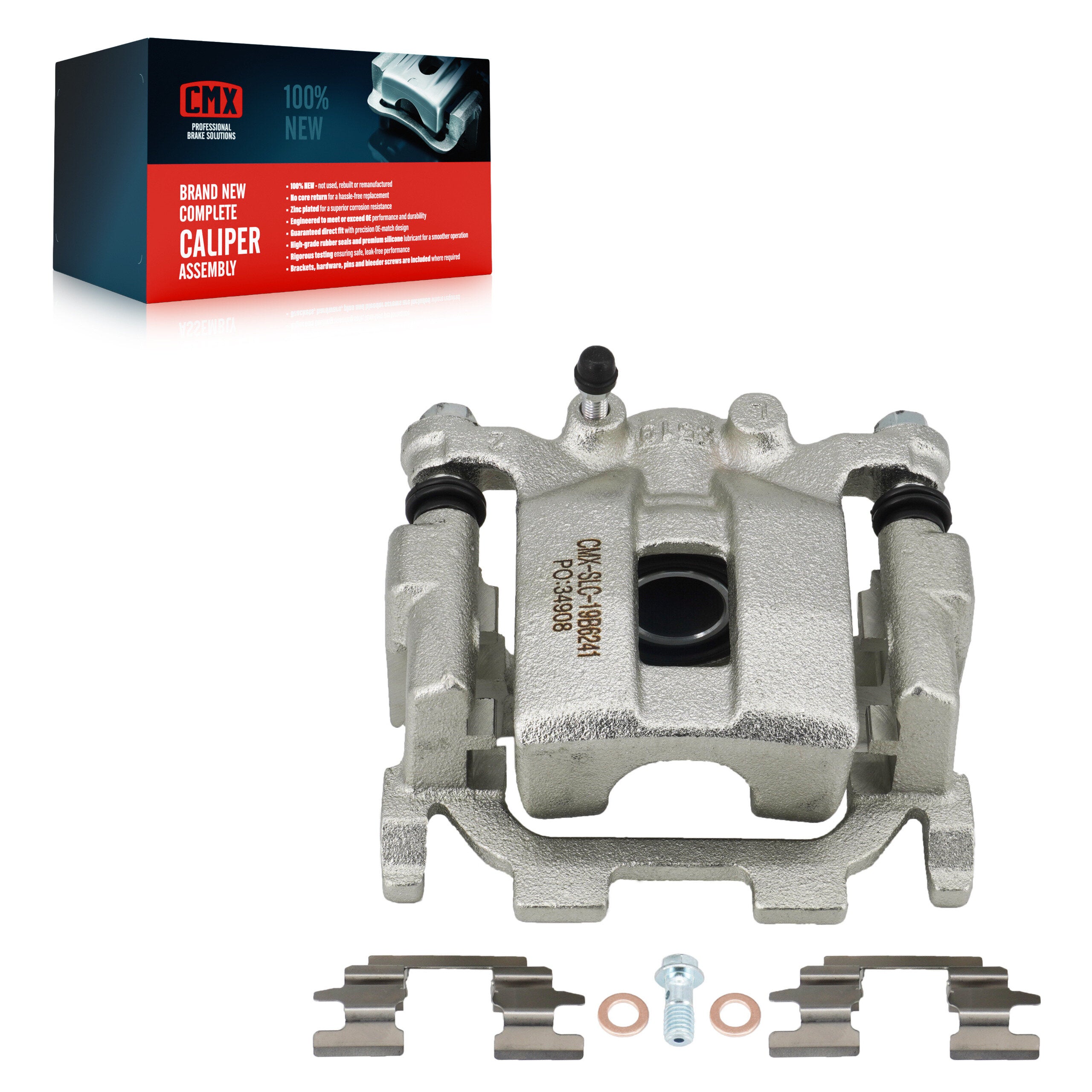 CMX SLC-19B6241 Disc Brake Caliper for 2009-2018 Nissan Maxima - Rear Right