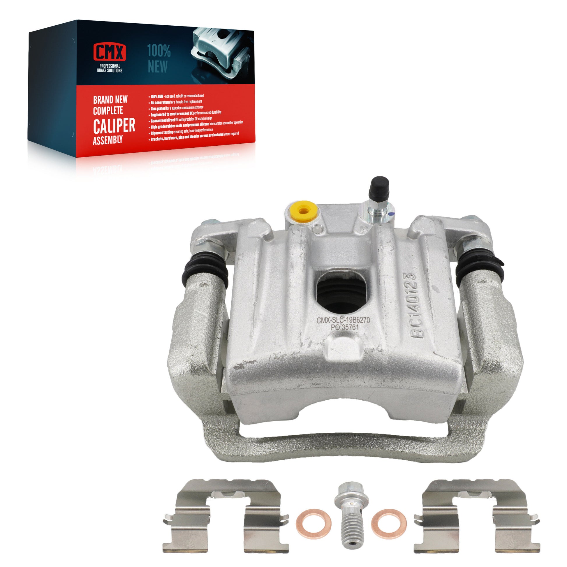 CMX SLC-19B6270 Disc Brake Caliper for 2010-2013 Kia Sorento, Hyundai Santa Fe - Rear Right