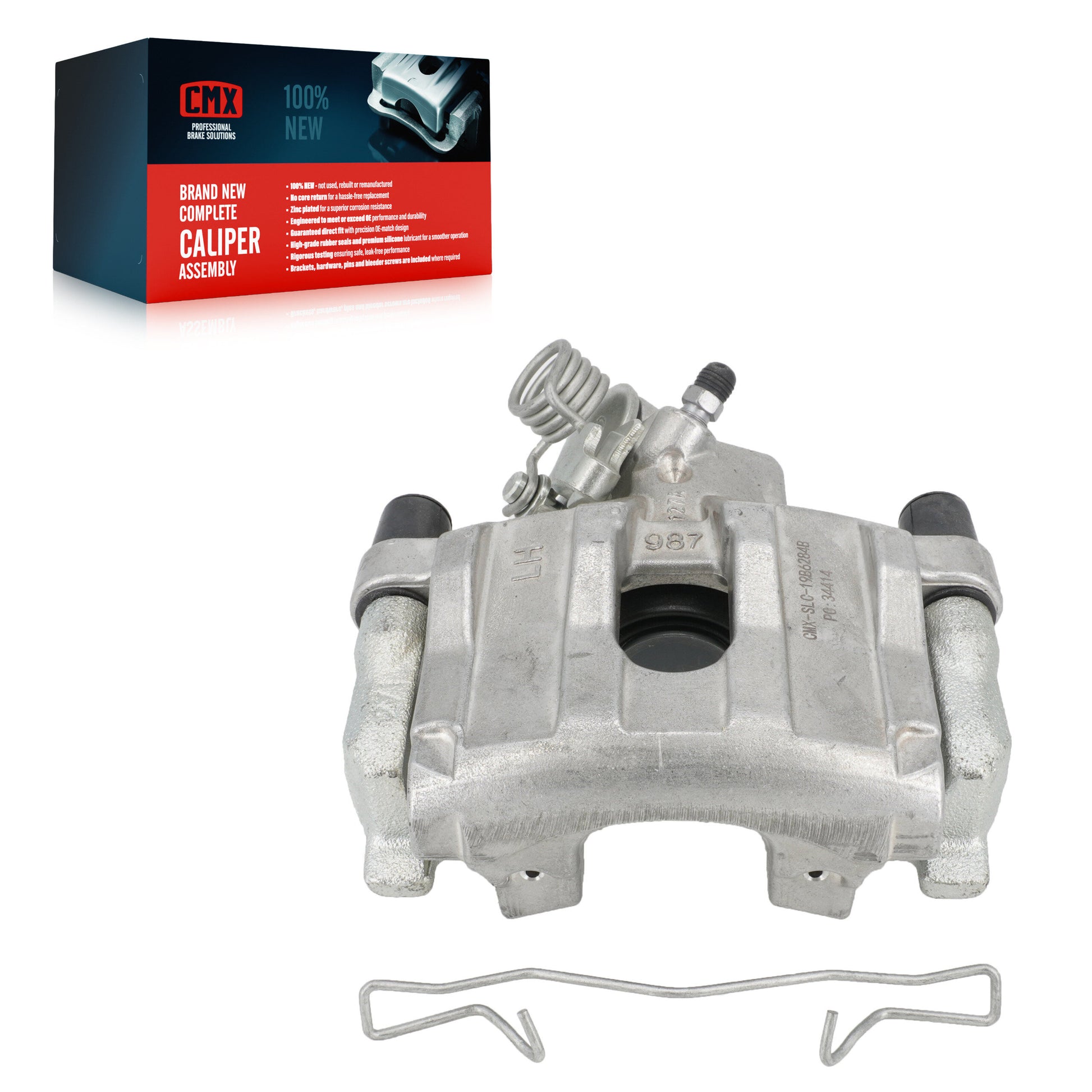 CMX SLC-19B6284B Disc Brake Caliper for 2012-2022 Ford EcoSport, Ford Focus - Rear Left