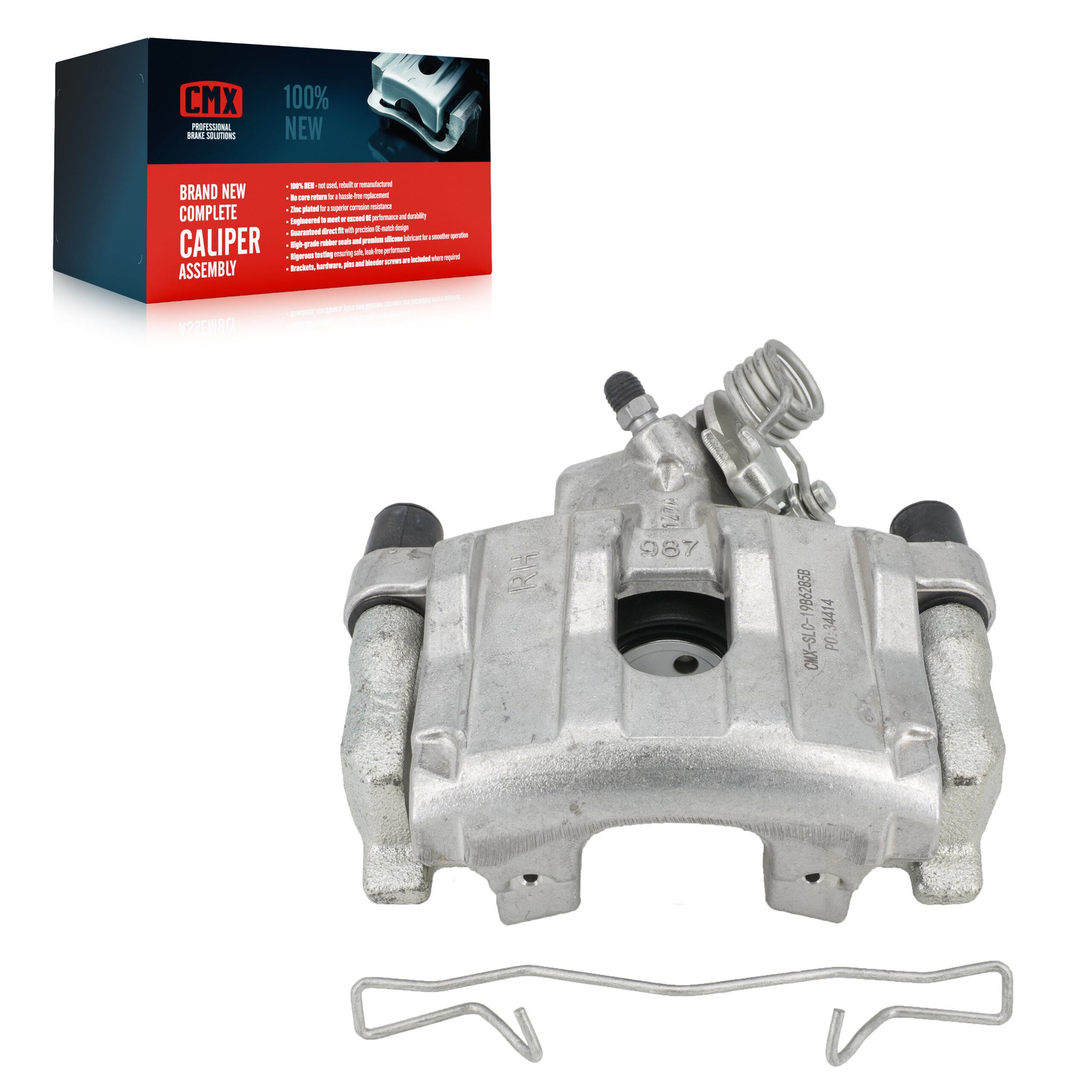 CMX SLC-19B6285B Disc Brake Caliper for 2012-2022 Ford EcoSport, Ford Focus - Rear Right