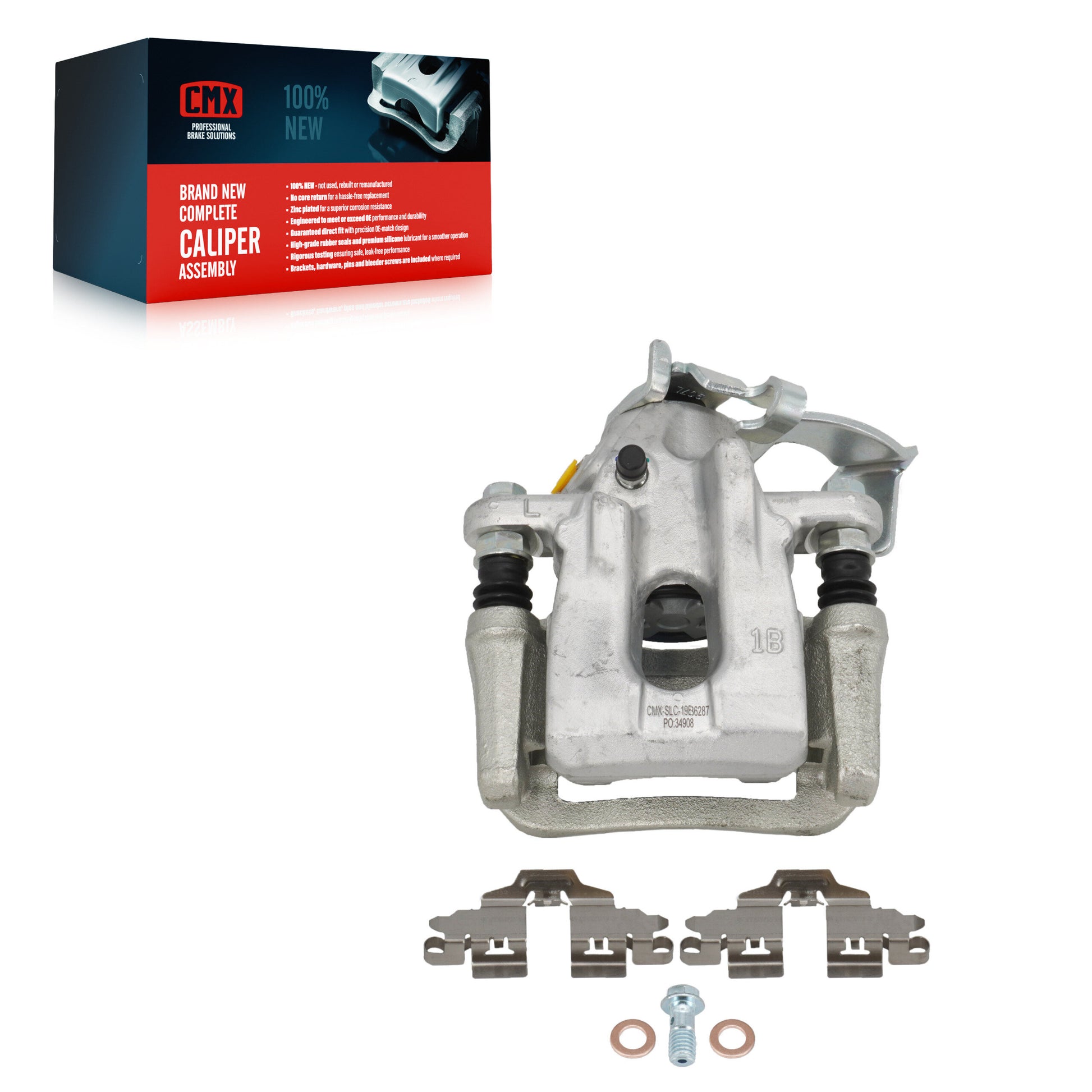 CMX SLC-19B6287 Disc Brake Caliper for 2010-2015 Toyota Prius Plug-In, Toyota Prius - Rear Left