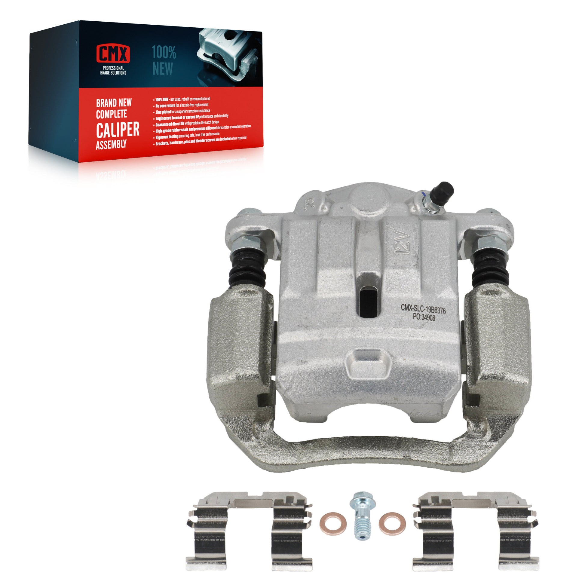 CMX SLC-19B6376 Disc Brake Caliper for 2010-2025 Subaru BRZ, Toyota 86, Subaru Forester - Rear Right
