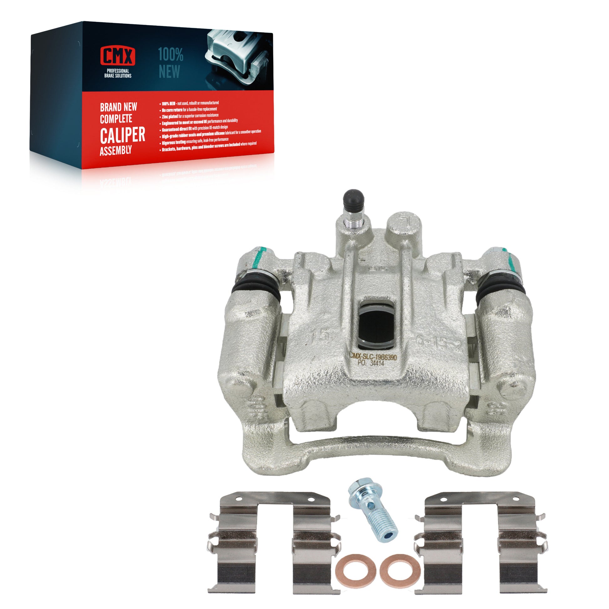 CMX SLC-19B6390 Disc Brake Caliper for 2010-2016 Kia Sportage, Hyundai Tucson - Rear Left