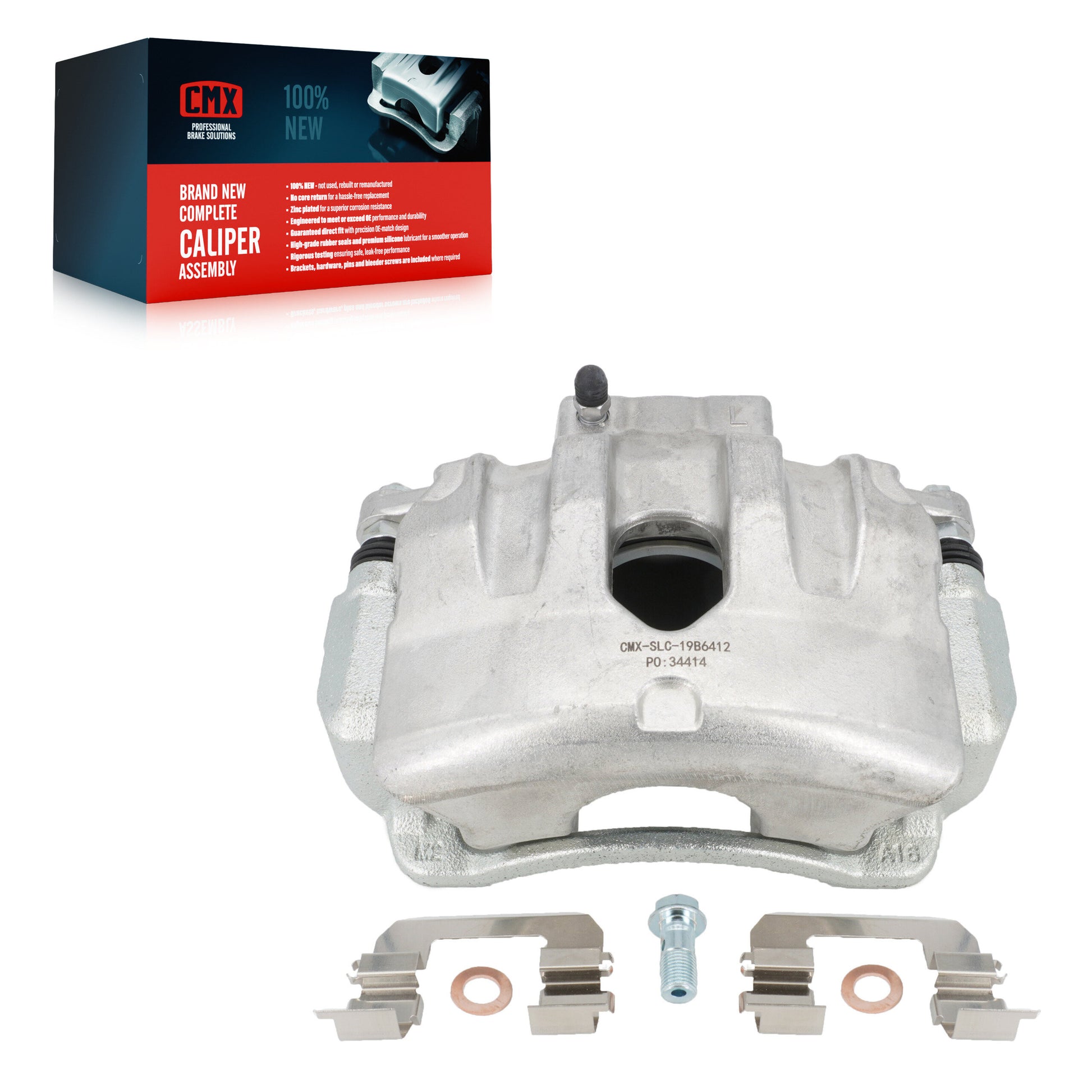 CMX SLC-19B6412 Disc Brake Caliper for 2010-2016 Hyundai Genesis Coupe - Front Left