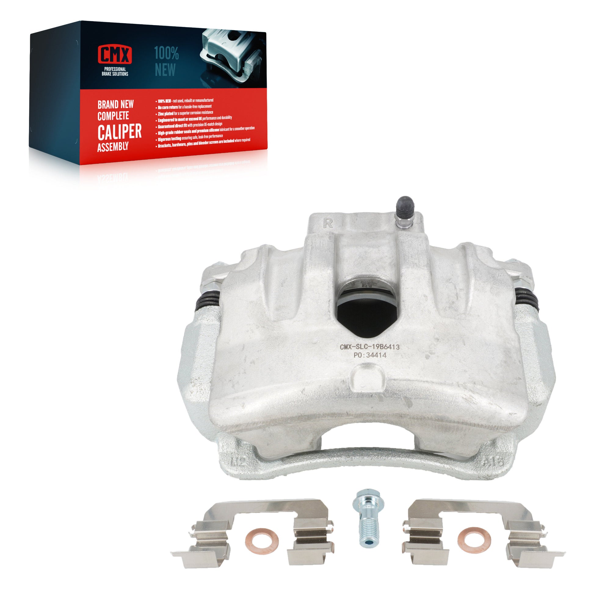CMX SLC-19B6413 Disc Brake Caliper for 2010-2016 Hyundai Genesis Coupe - Front Right