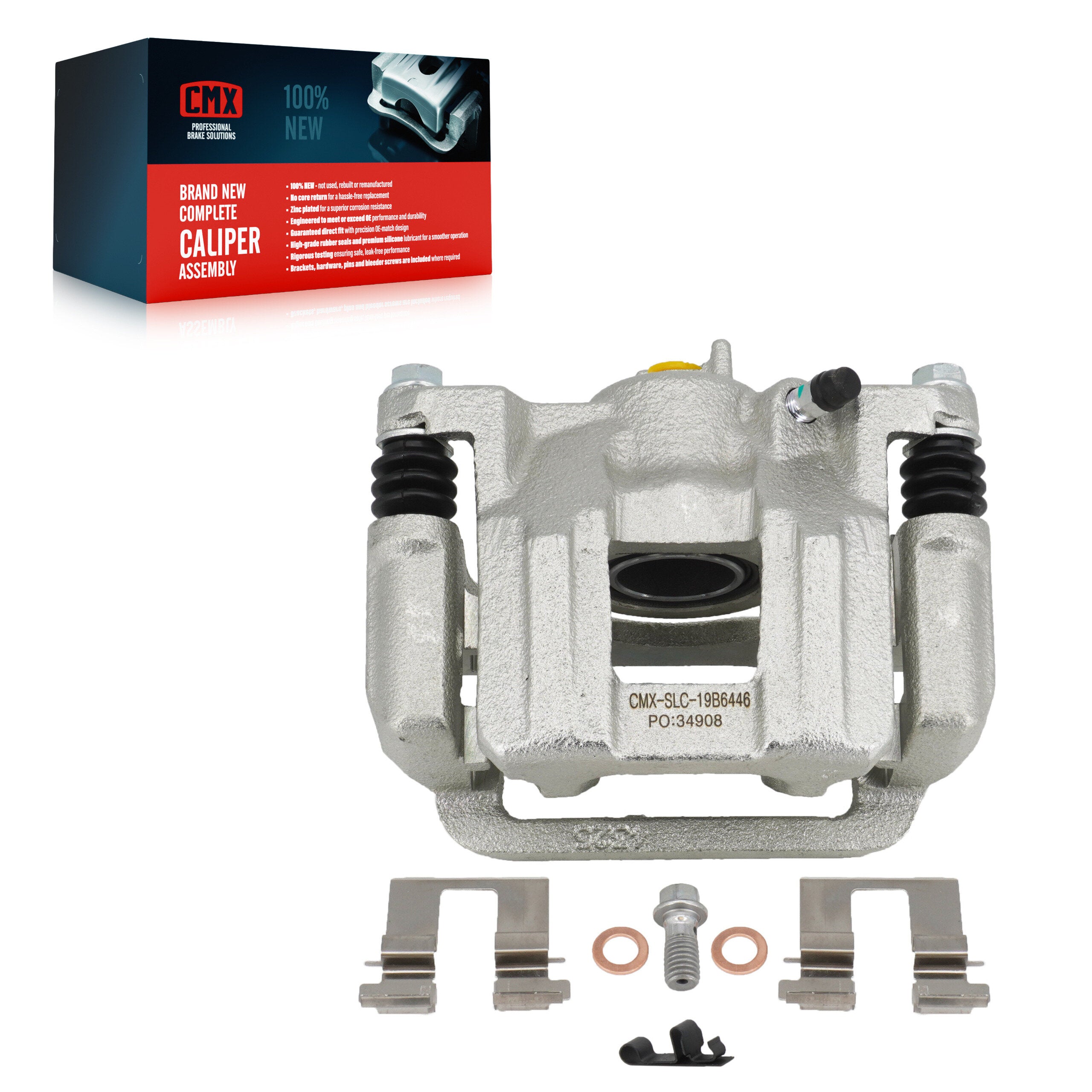 CMX SLC-19B6446 Disc Brake Caliper for 2011-2017 Honda Odyssey - Rear Right
