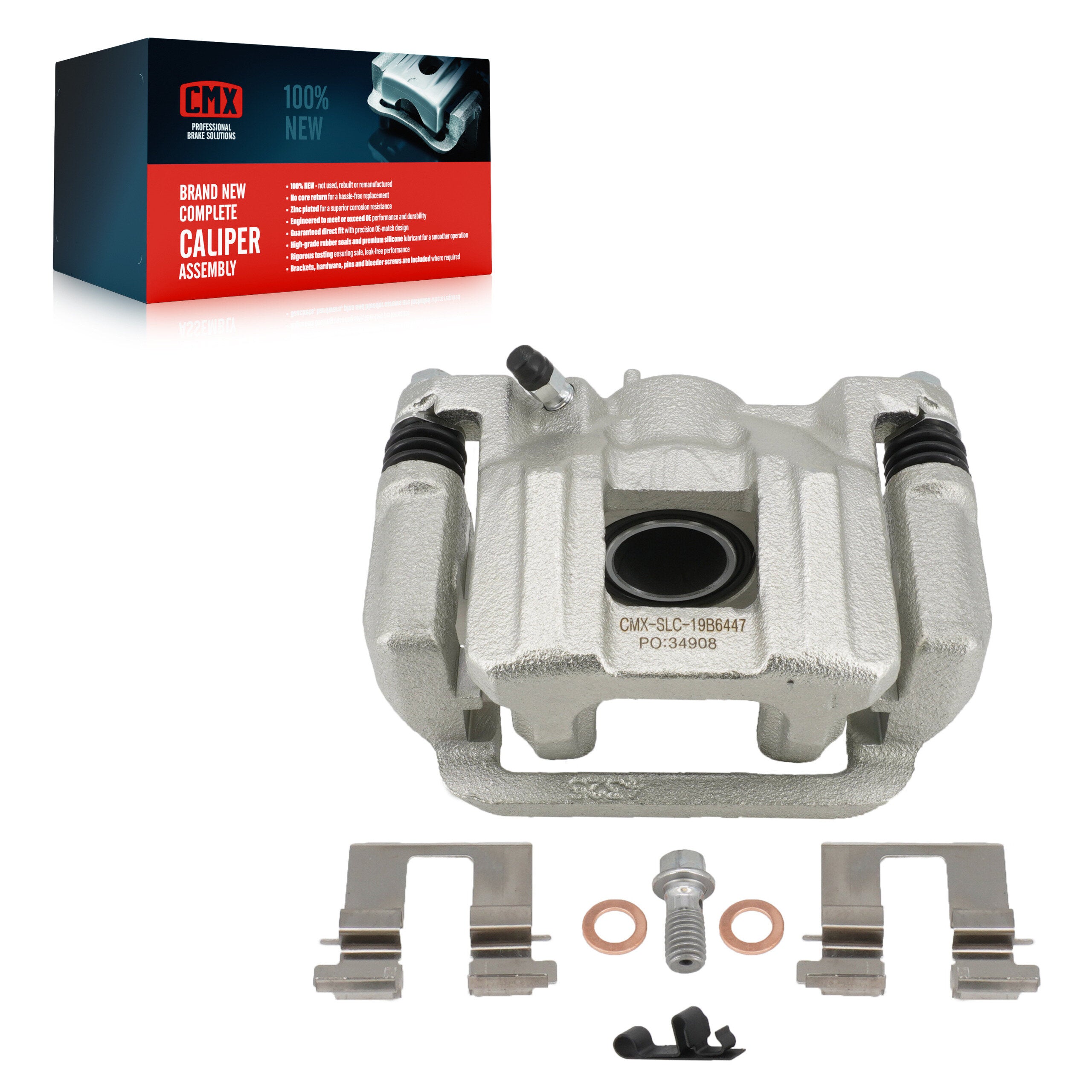 CMX SLC-19B6447 Disc Brake Caliper for 2011-2017 Honda Odyssey - Rear Left