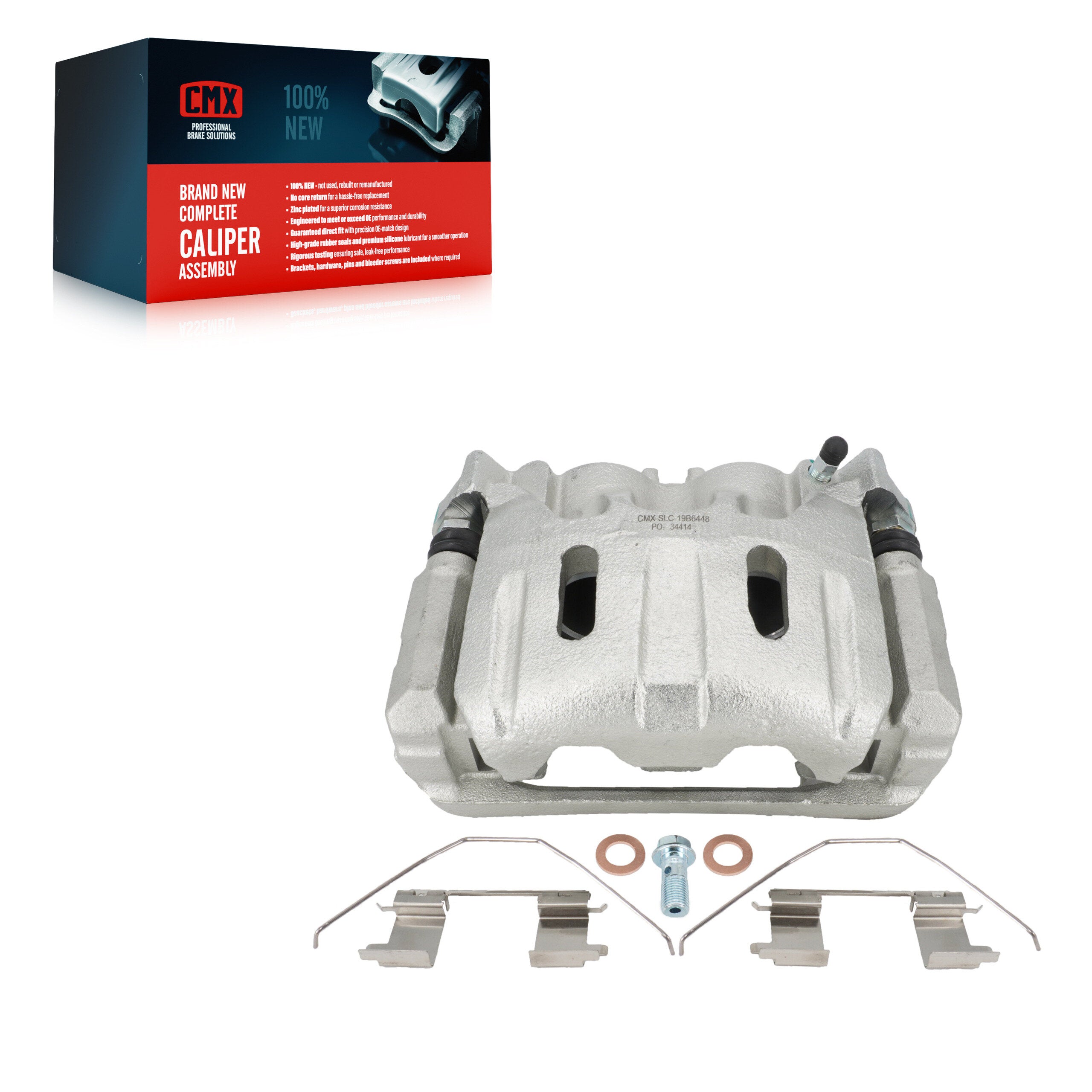 CMX SLC-19B6448 Disc Brake Caliper for 2011-2017 Honda Odyssey - Front Left