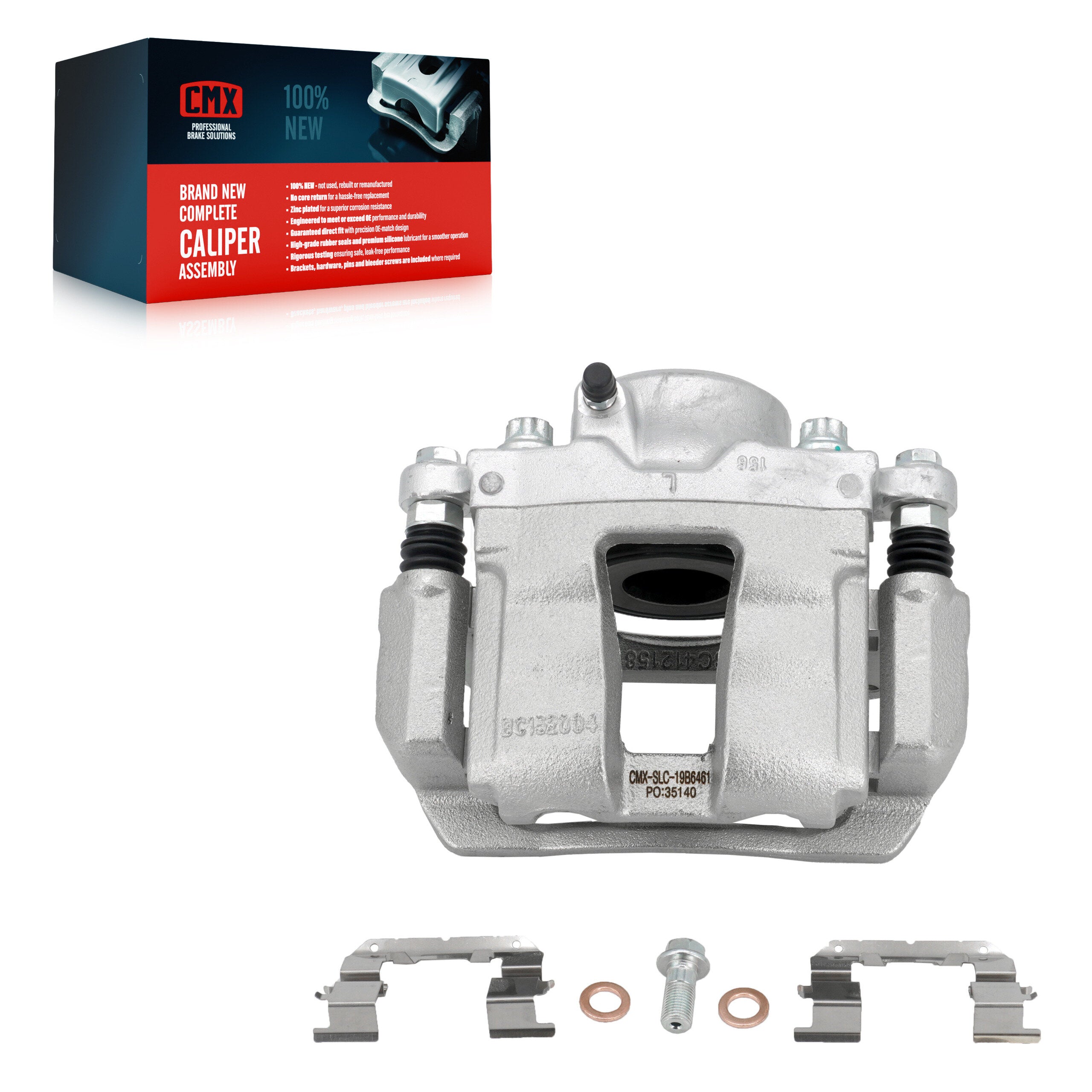CMX SLC-19B6461 Disc Brake Caliper for 2011-2016 Kia Optima, Hyundai Sonata - Front Left