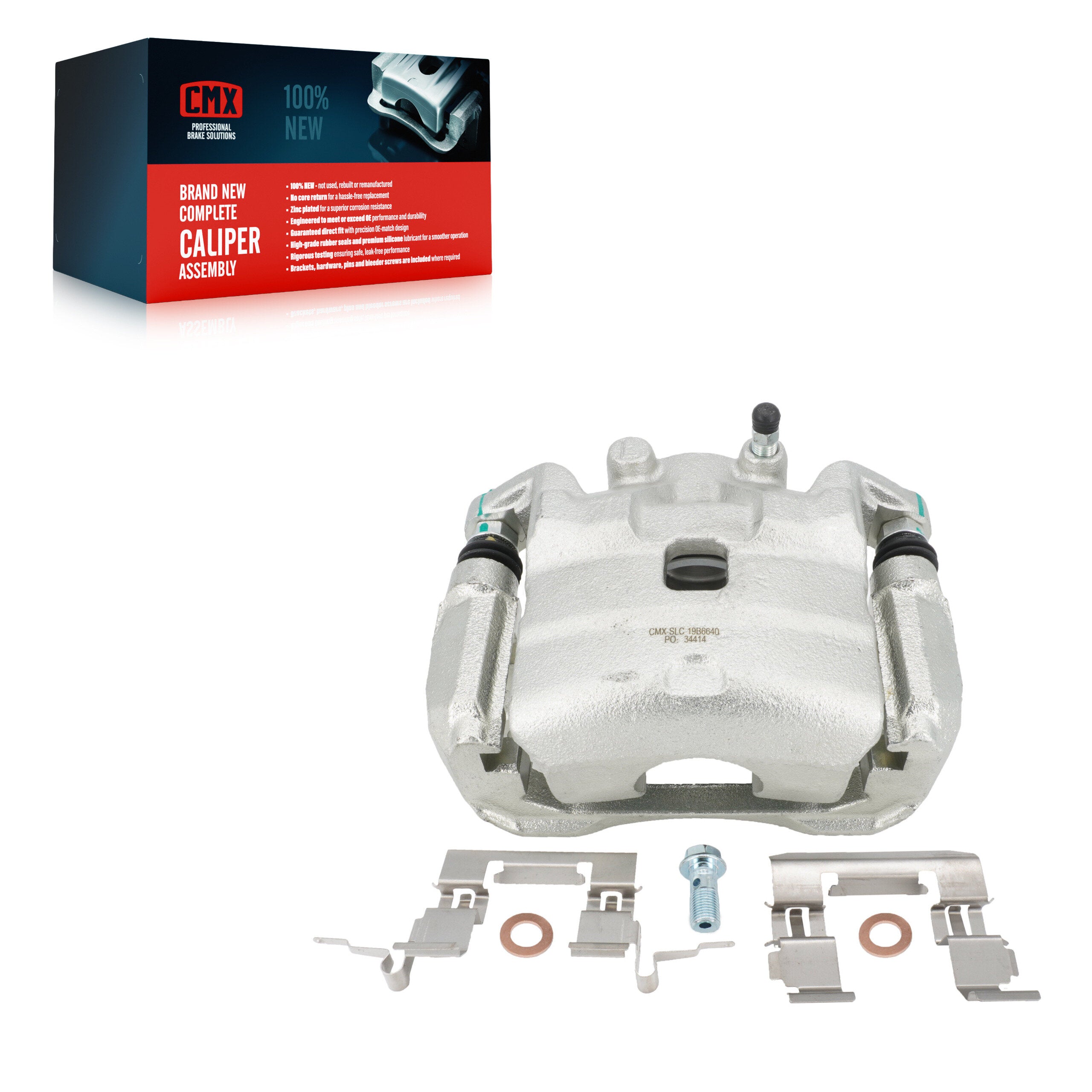 CMX SLC-19B6640 Disc Brake Caliper for 2011-2019 Nissan Sentra, Nissan Juke - Front Left