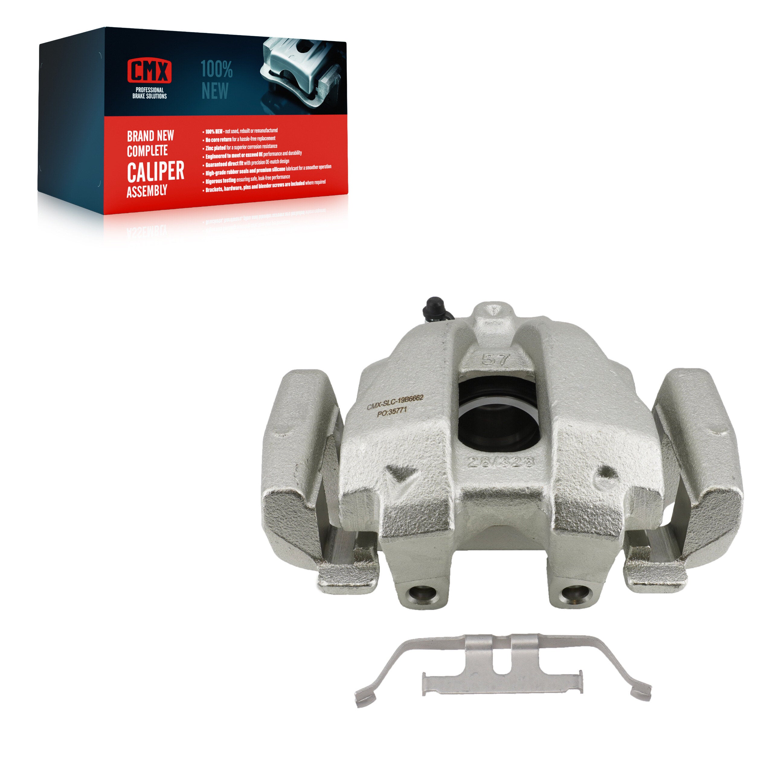 CMX SLC-19B6662 Disc Brake Caliper for 2011-2018 BMW X4, BMW X3 - Front Left