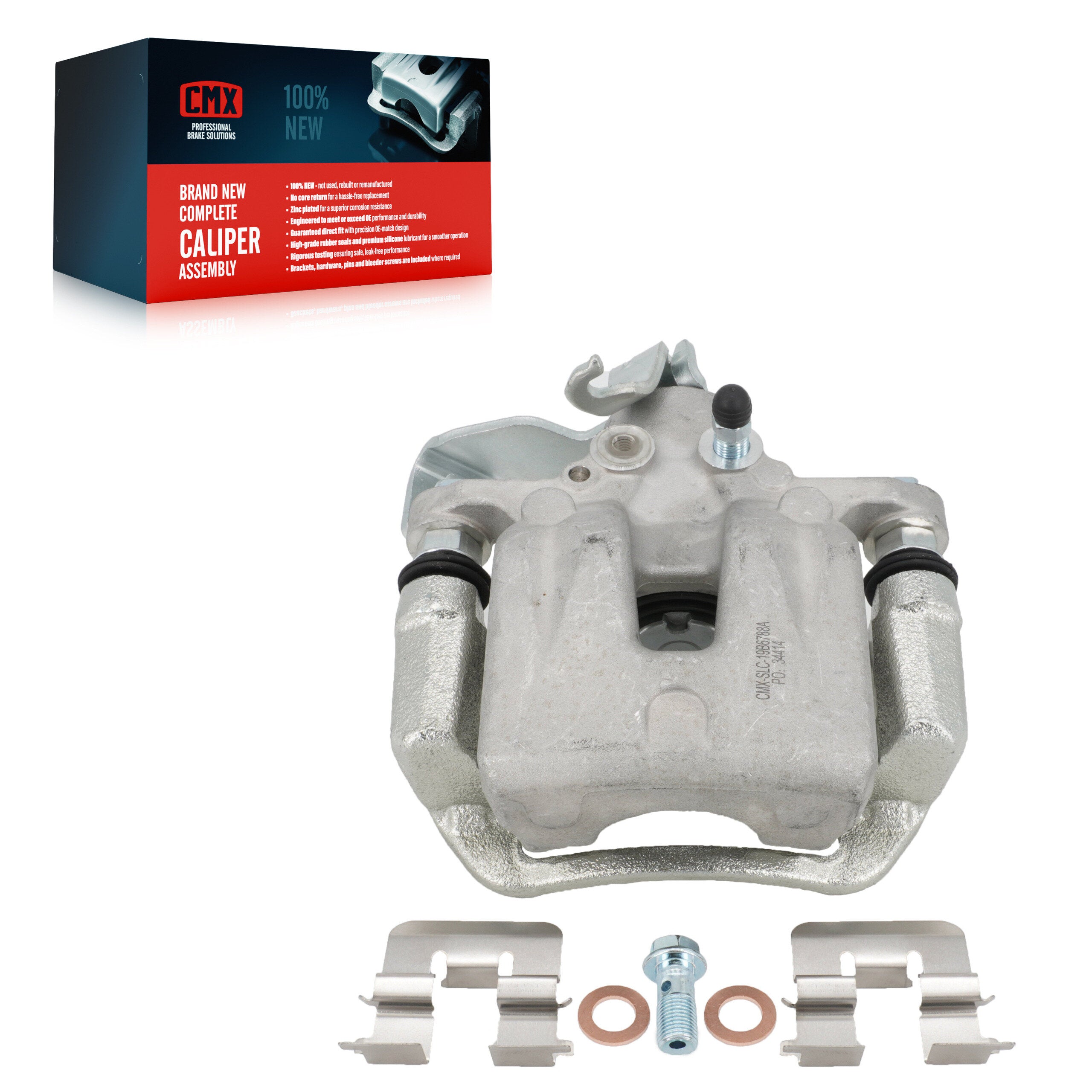 CMX SLC-19B6788A Disc Brake Caliper for 2014-2019 Kia Soul - Rear Right