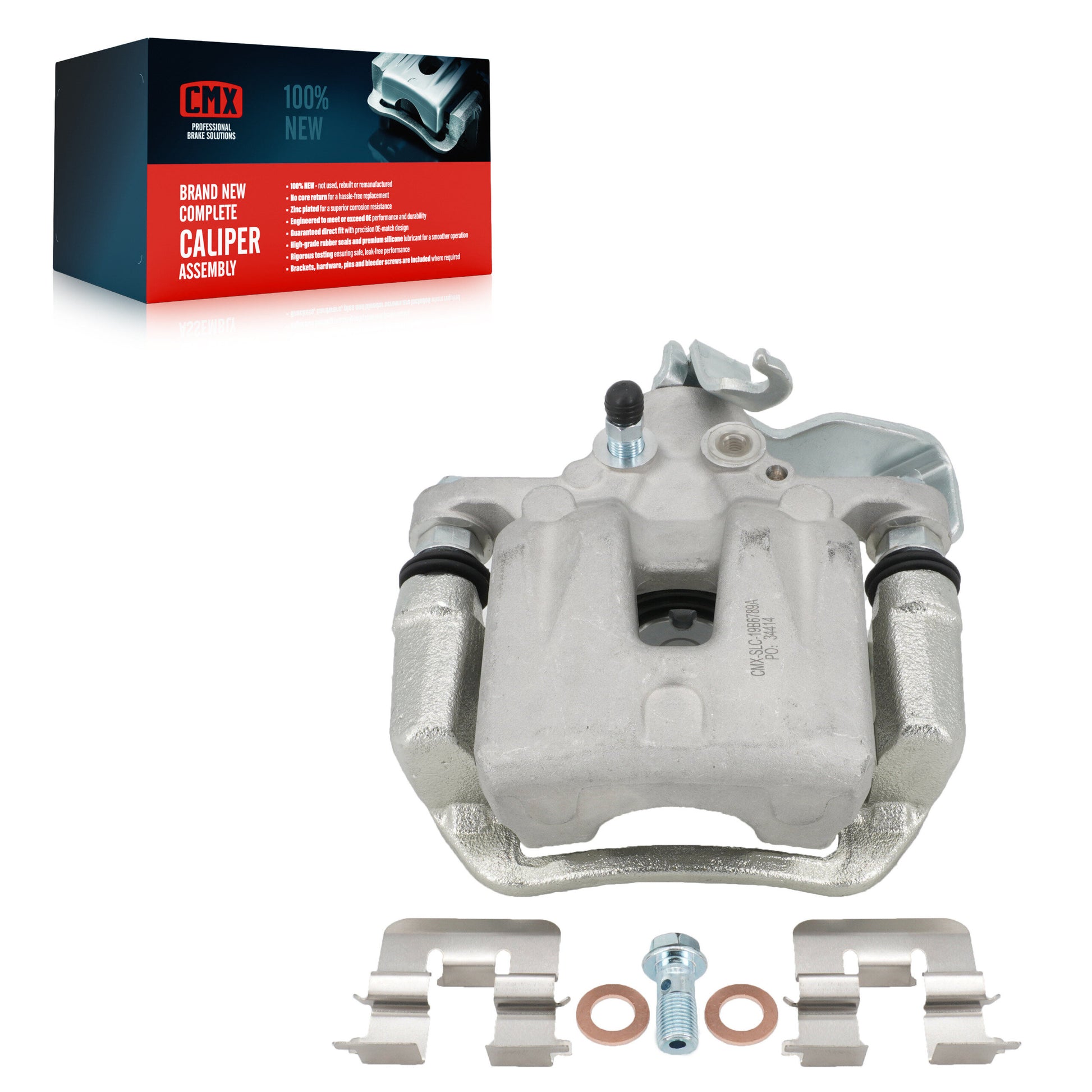 CMX SLC-19B6789A Disc Brake Caliper for 2014-2019 Kia Soul - Rear Left