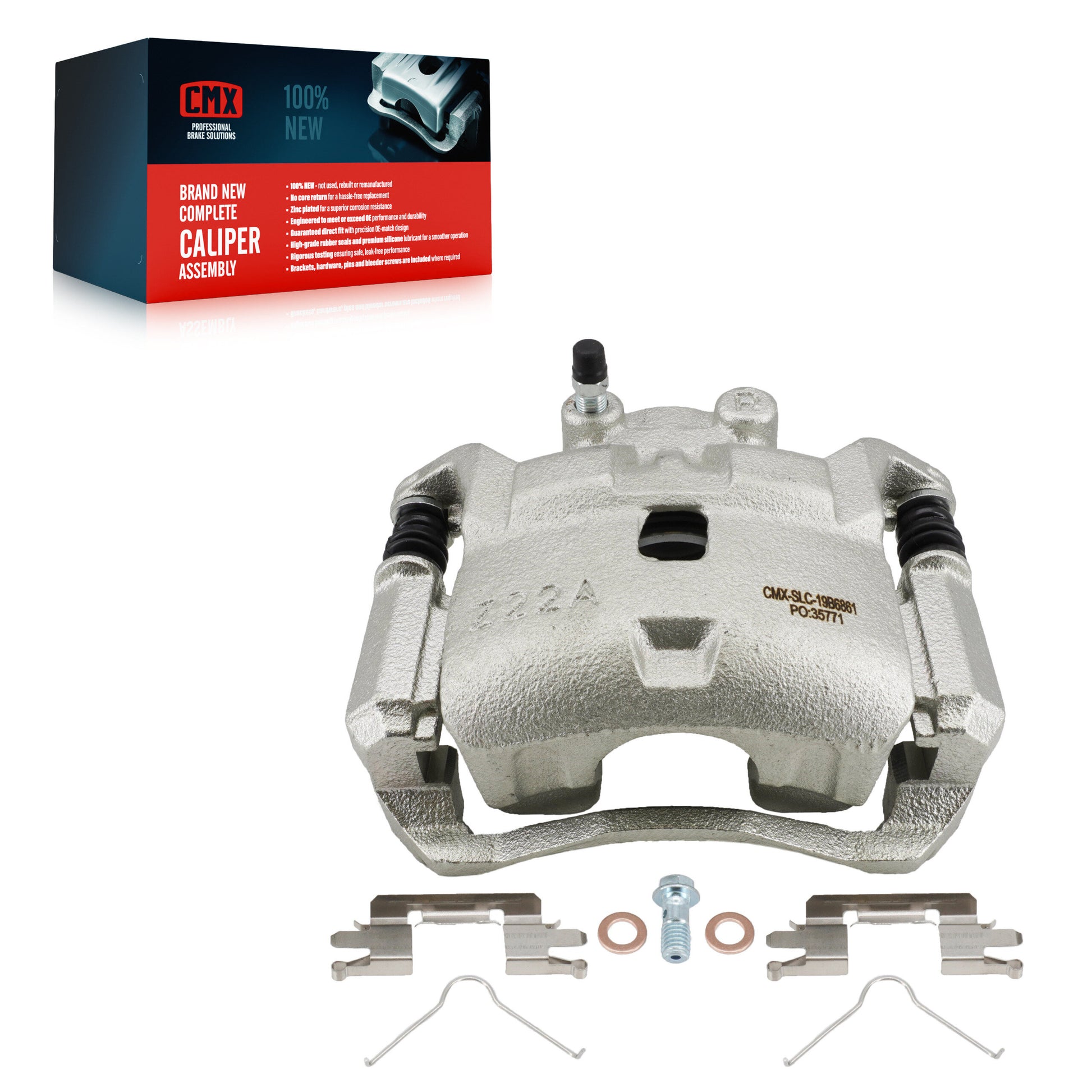 CMX SLC-19B6861 Disc Brake Caliper for 2012-2019 Nissan Micra, Nissan Versa Note, Nissan Versa - Front Right